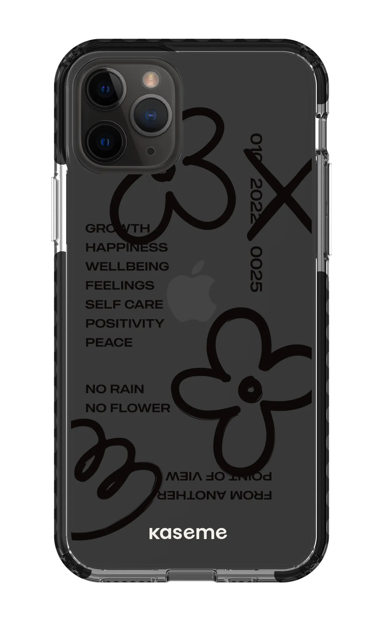 Feelings black clear case