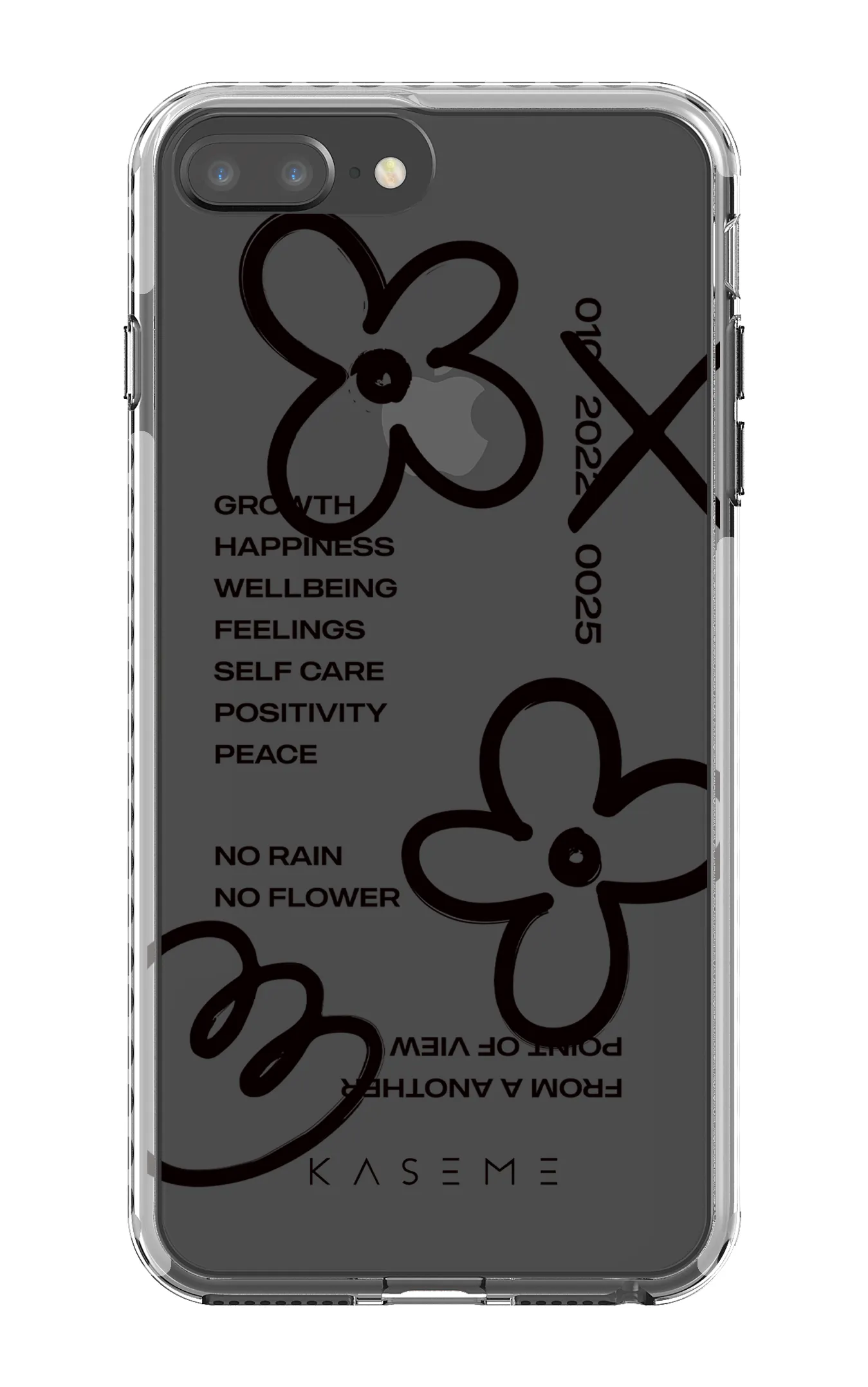 Feelings black clear case