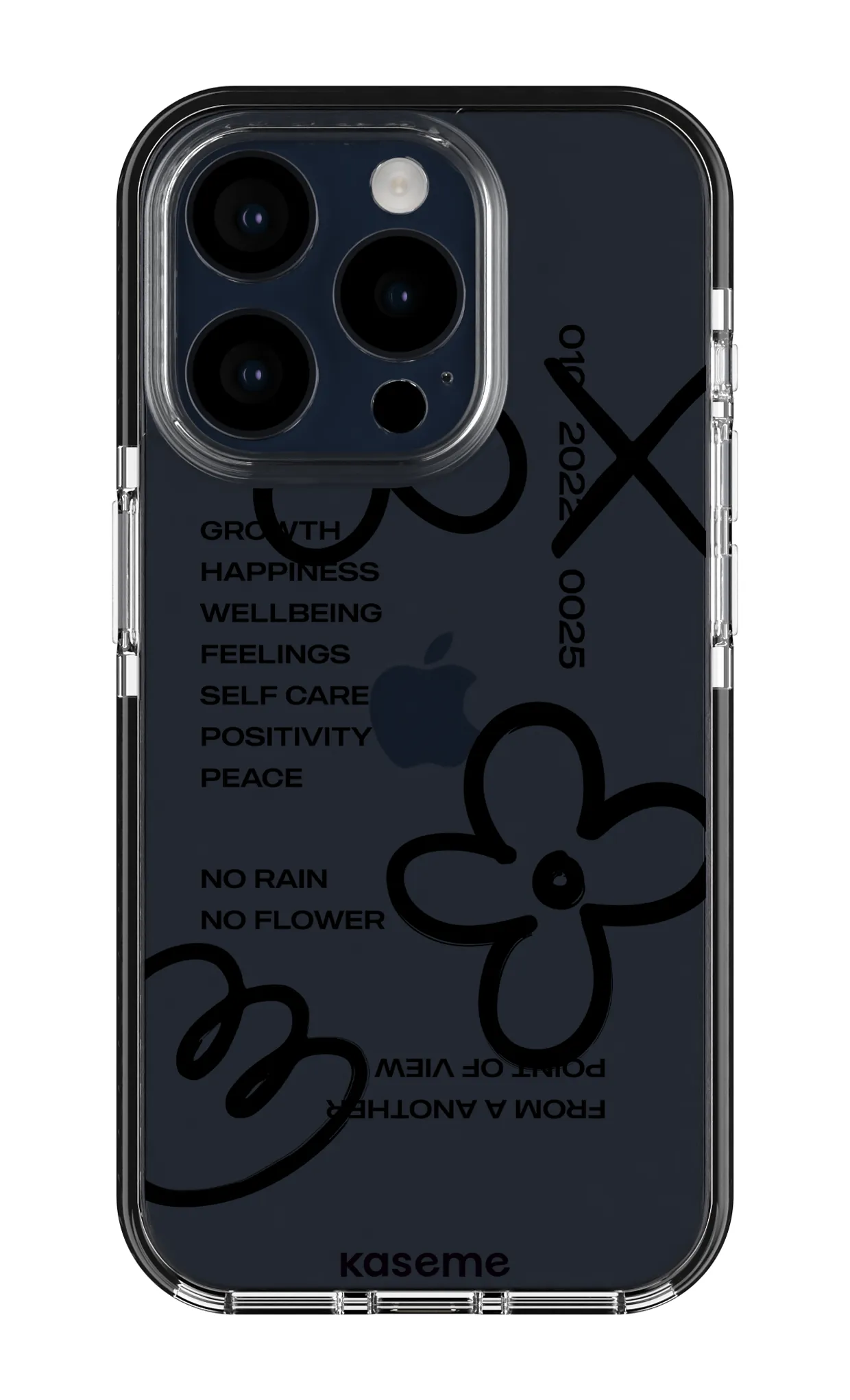 Feelings black clear case