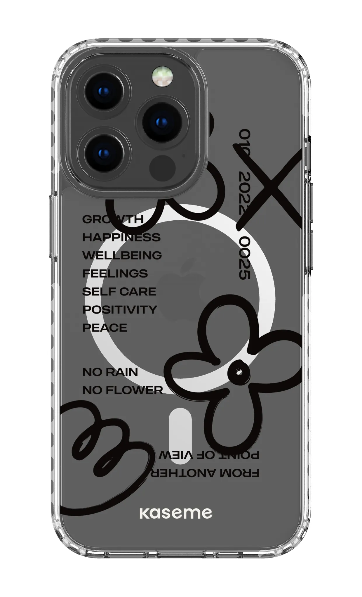 Feelings black clear case