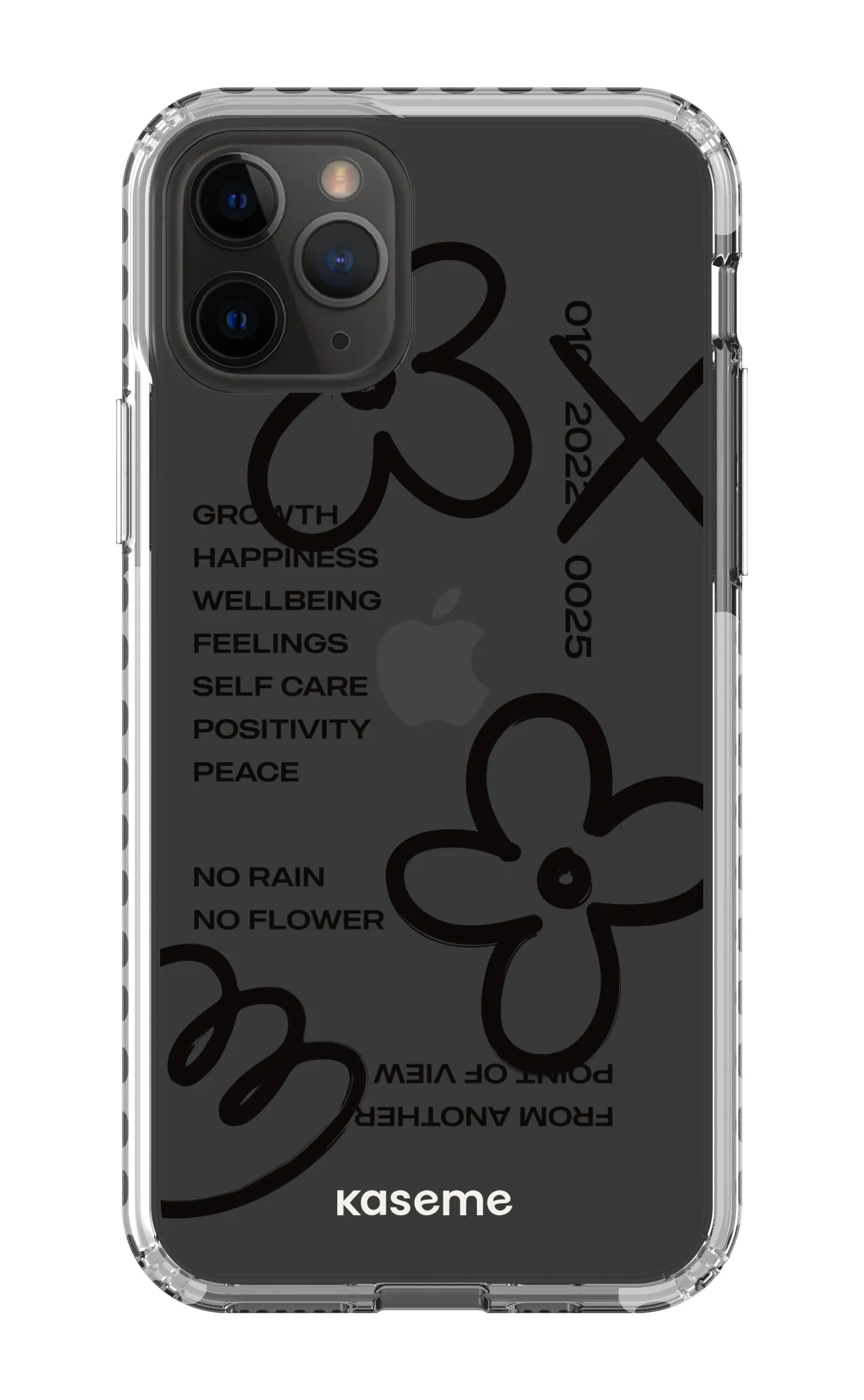 Feelings black clear case