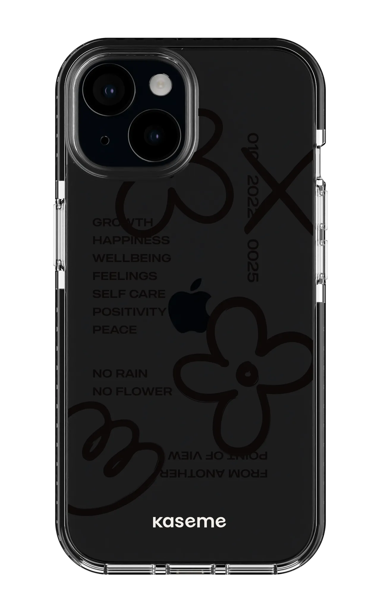 Feelings black clear case