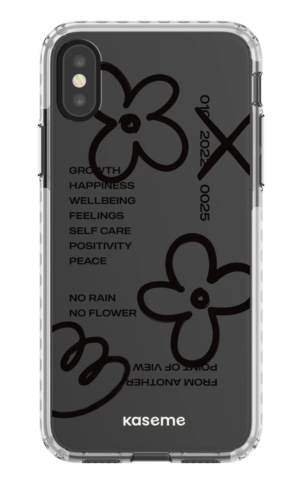 Feelings black clear case