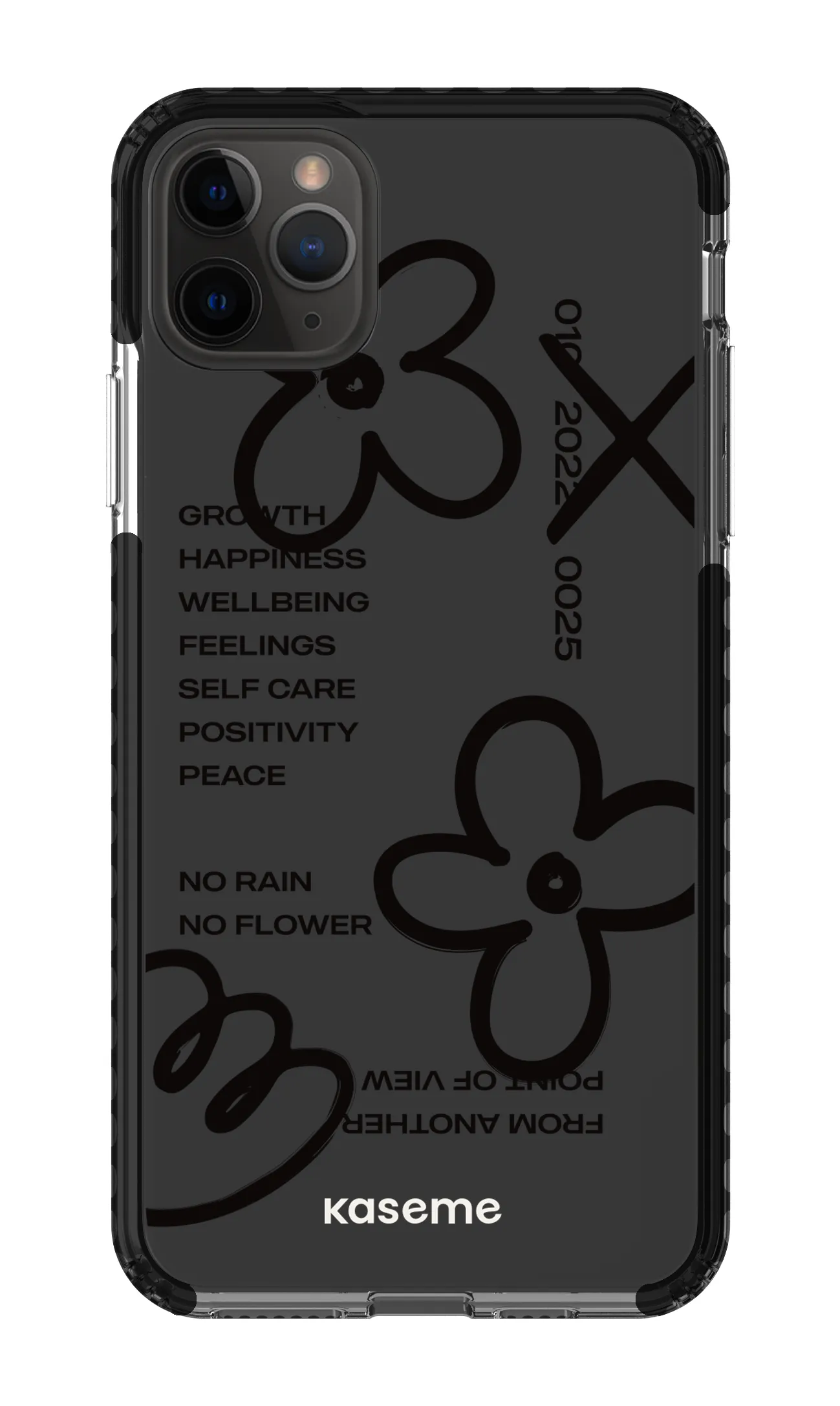 Feelings black clear case