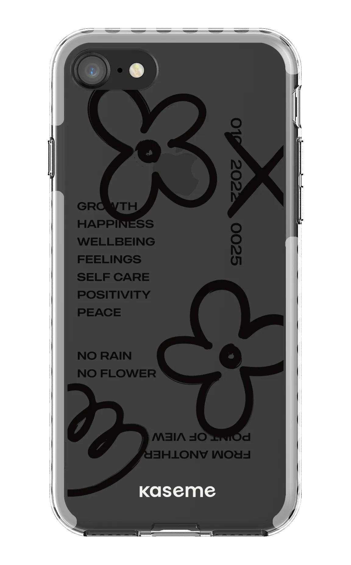 Feelings black clear case