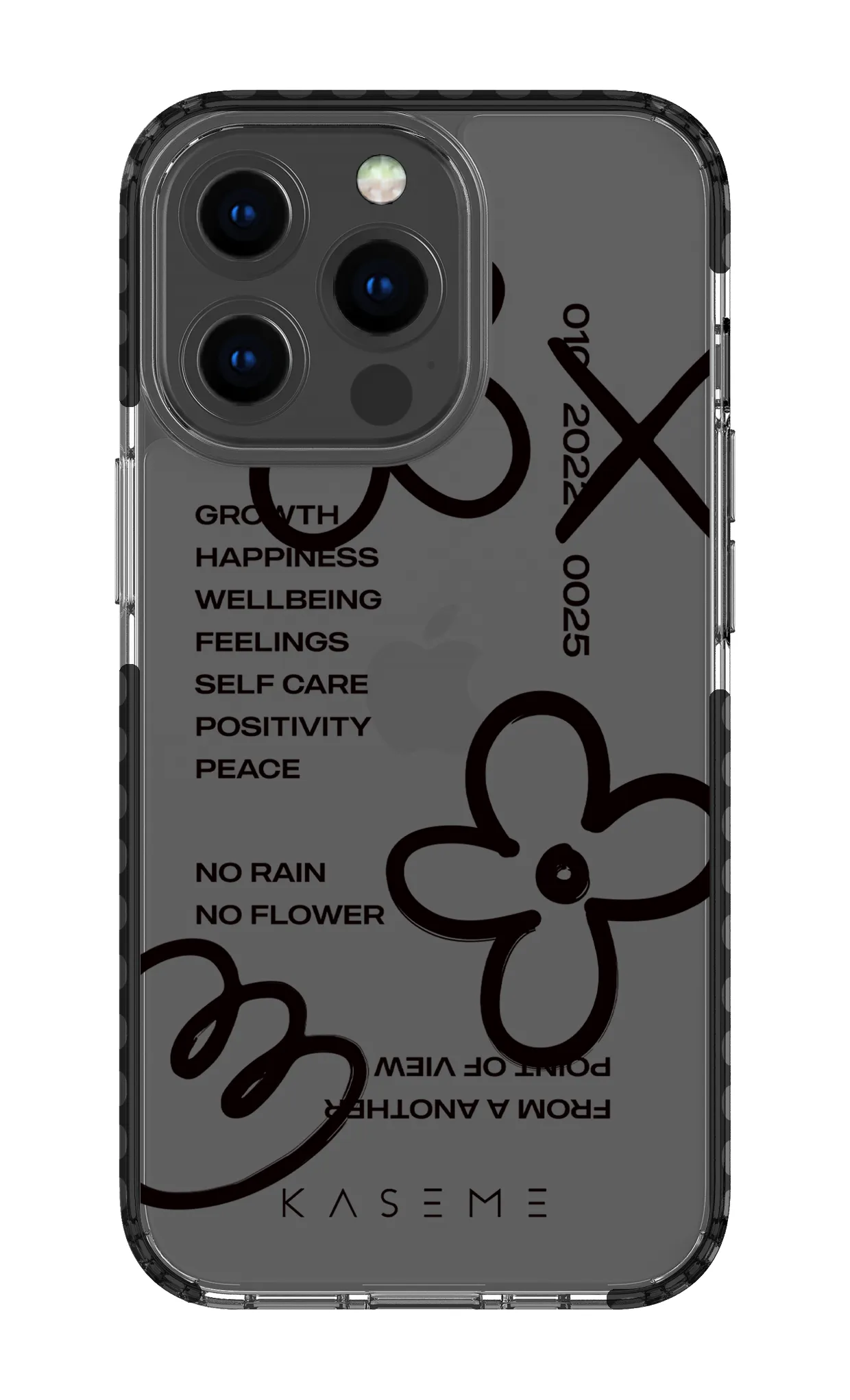 Feelings black clear case