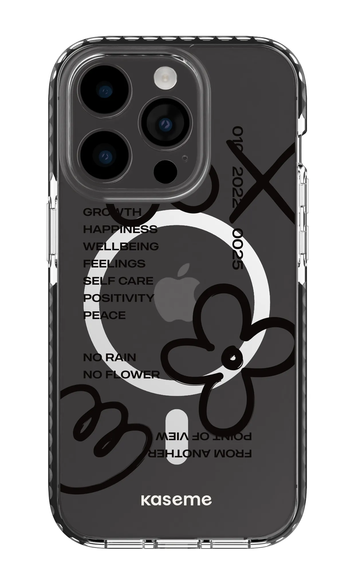 Feelings black clear case