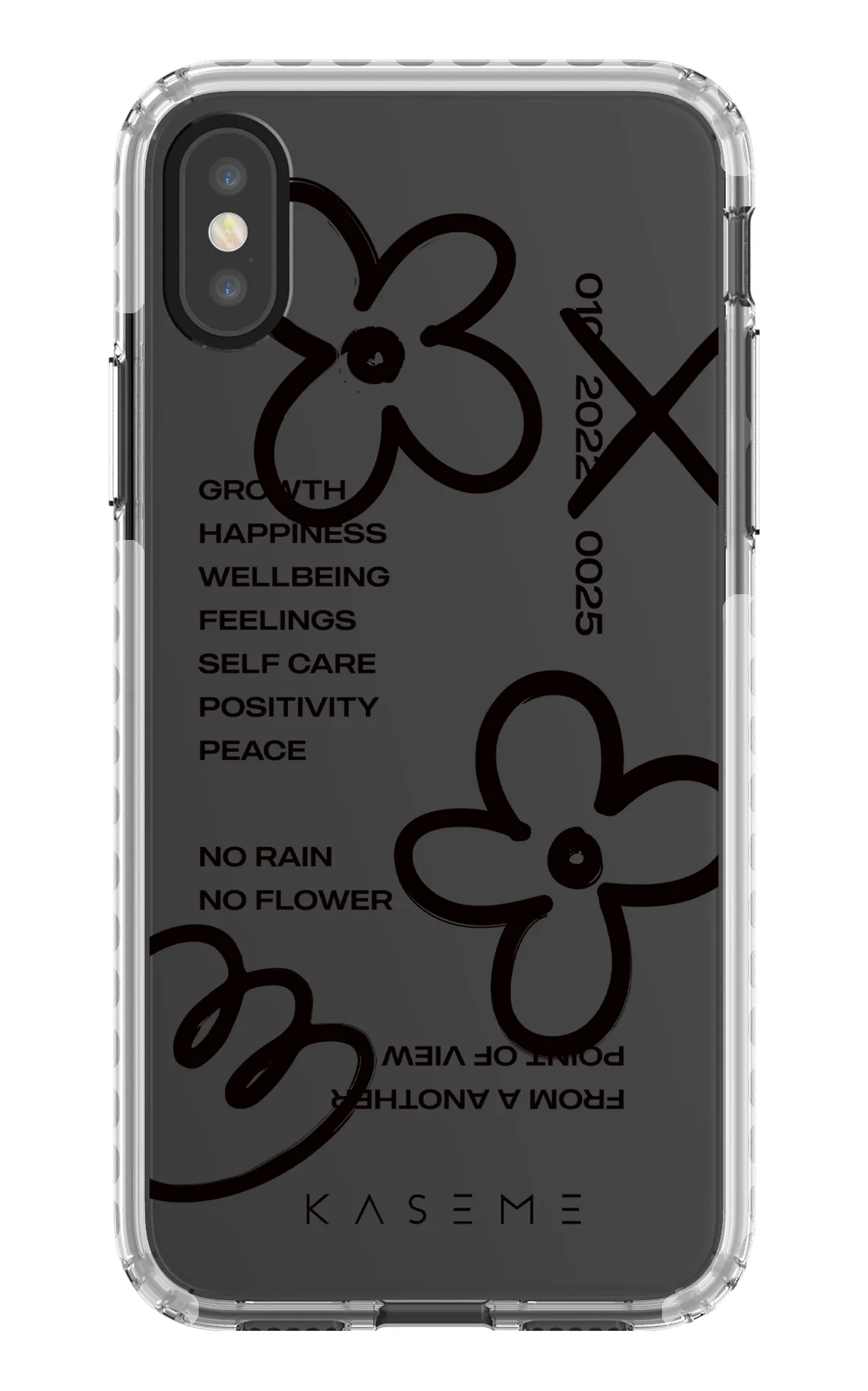 Feelings black clear case