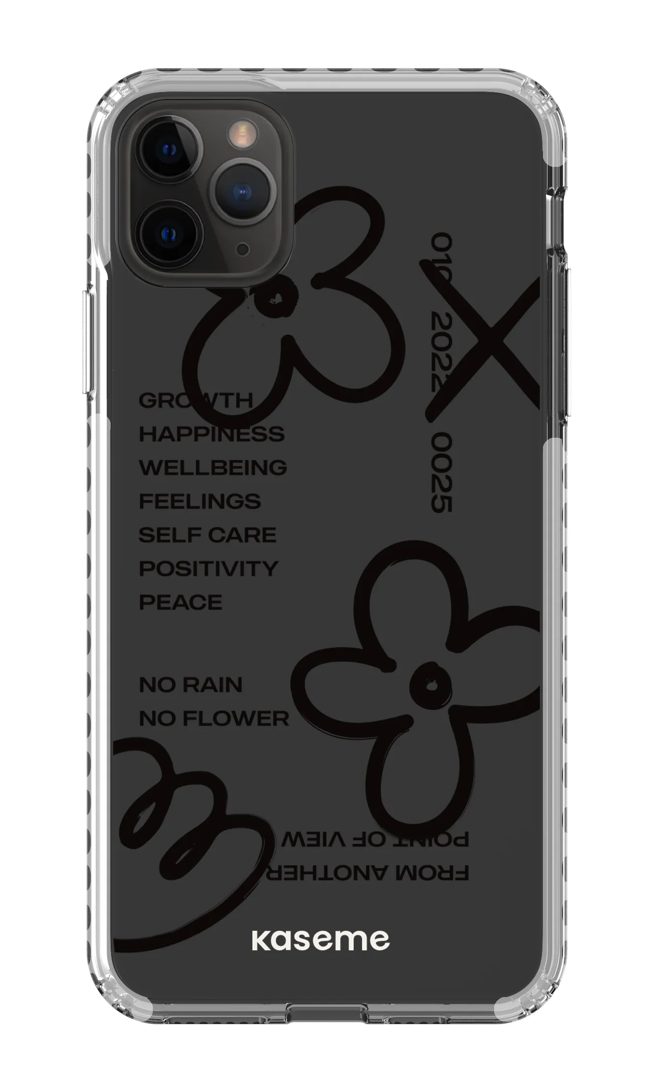 Feelings black clear case