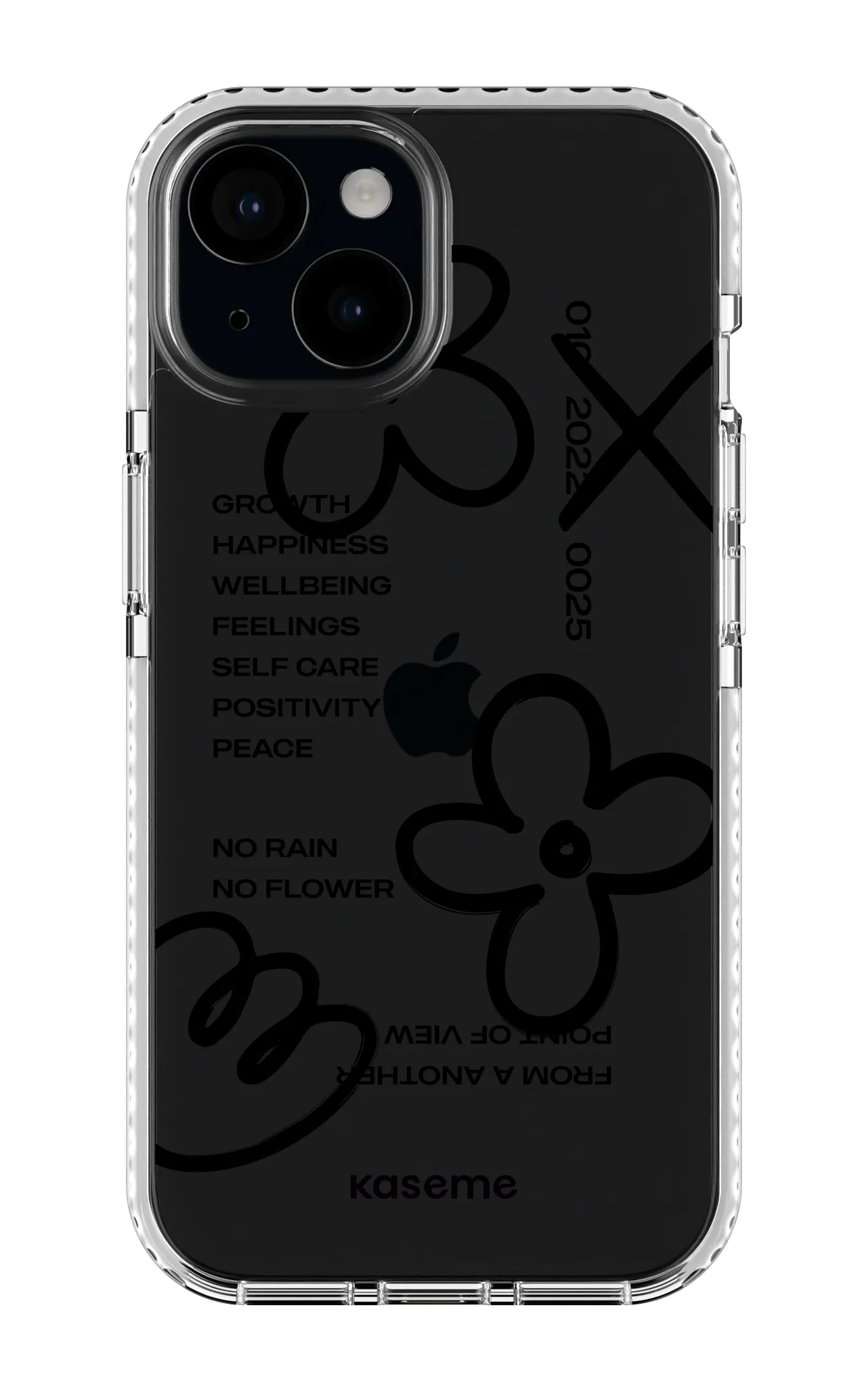 Feelings black clear case