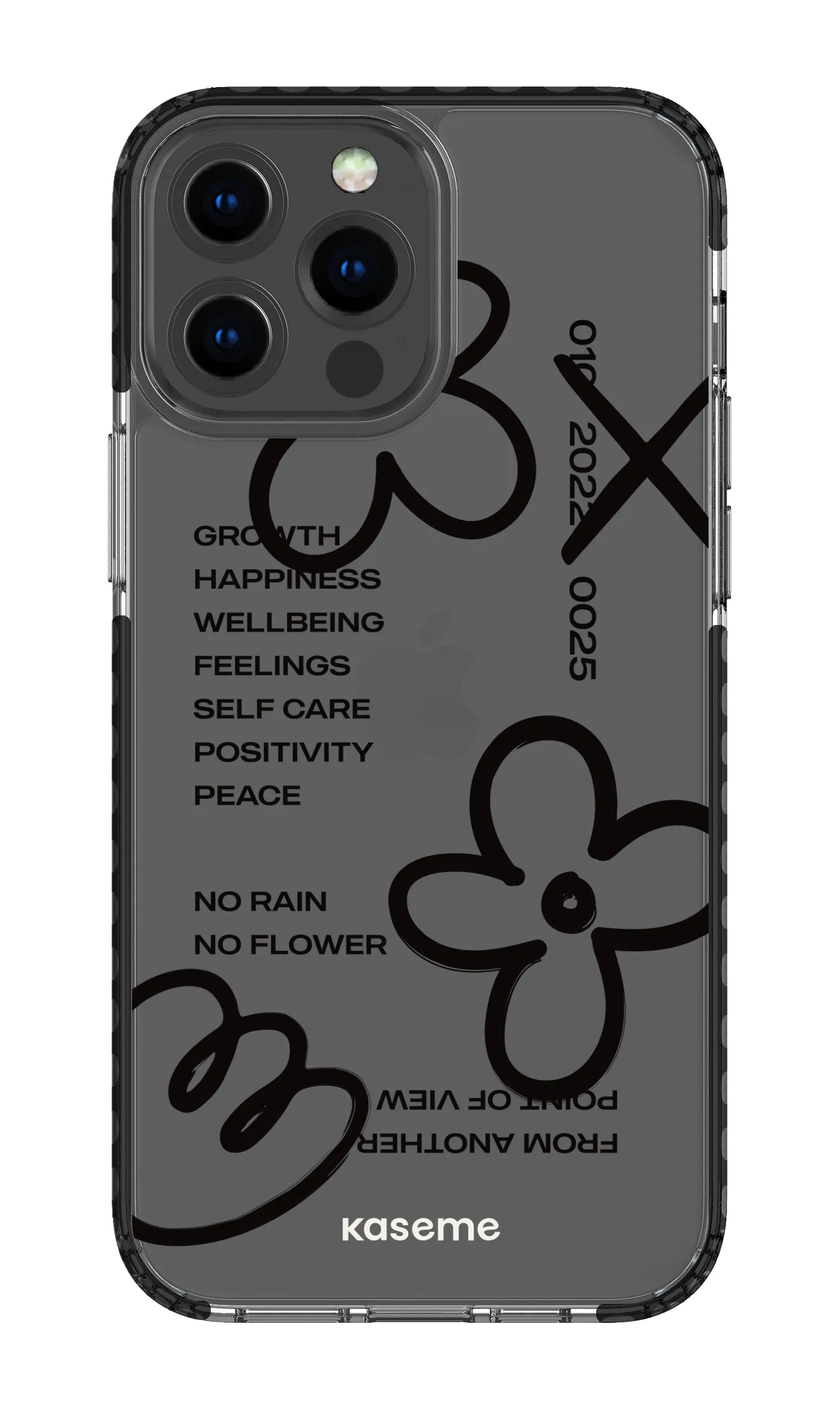 Feelings black clear case