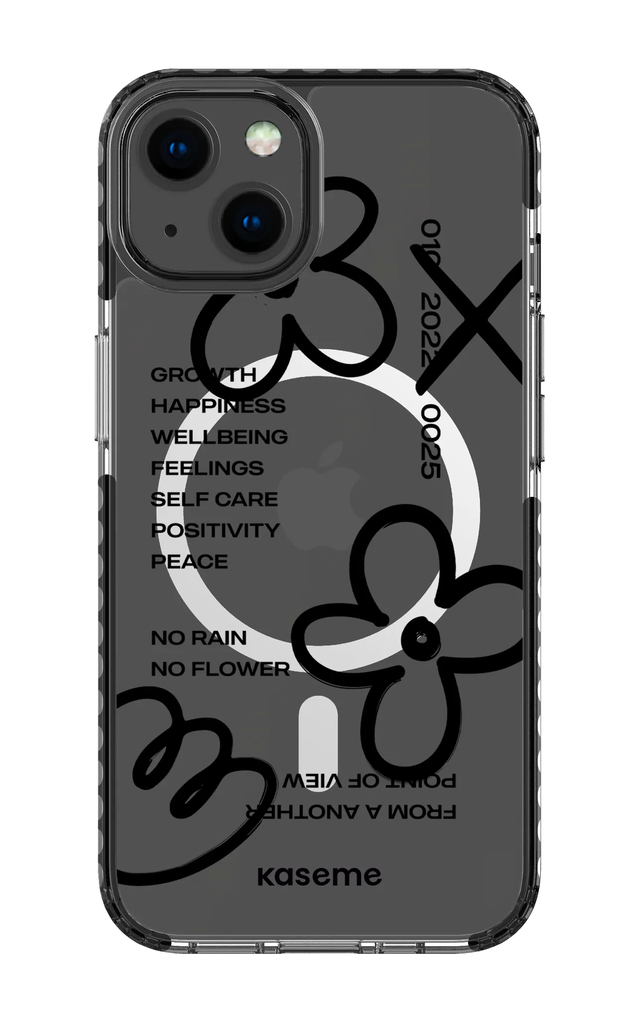 Feelings black clear case