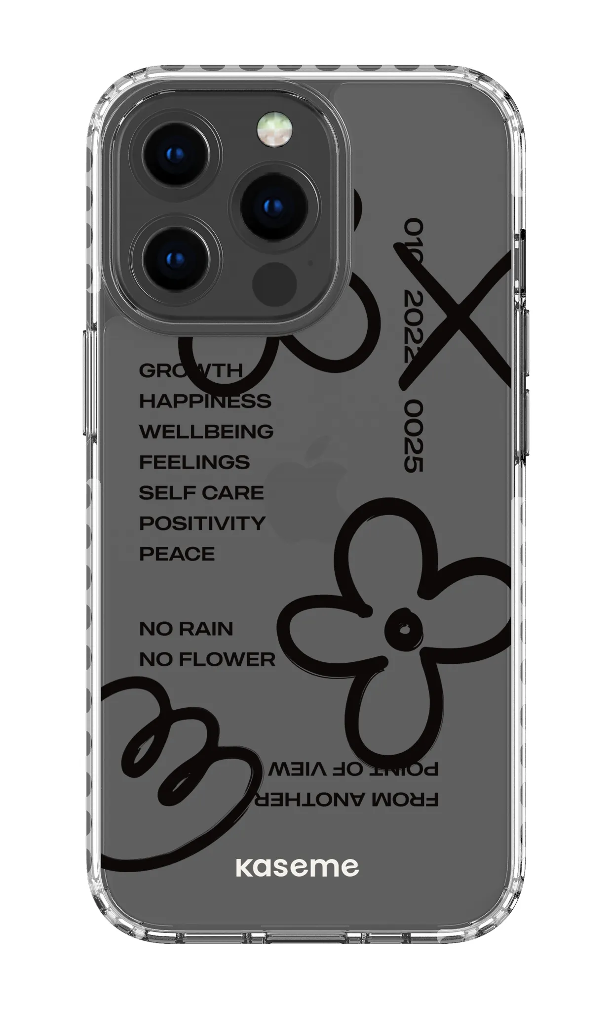 Feelings black clear case