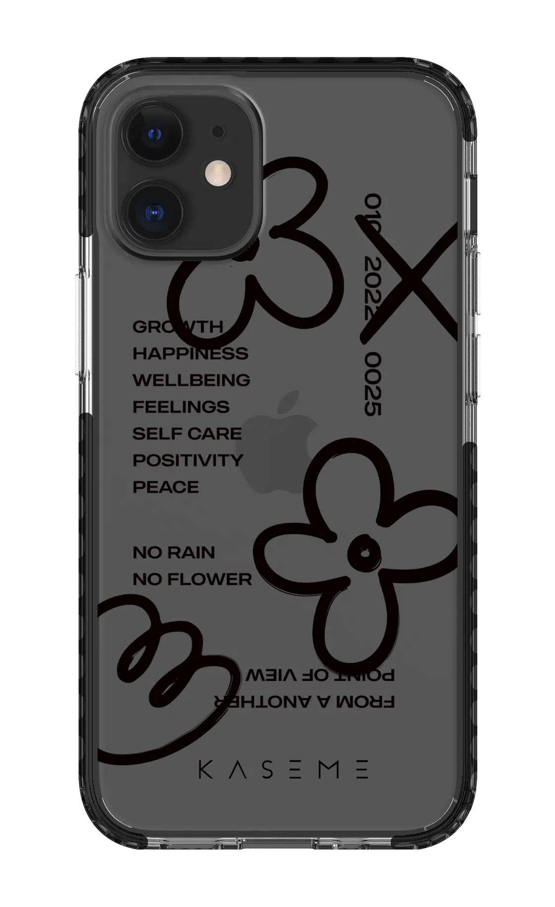 Feelings black clear case