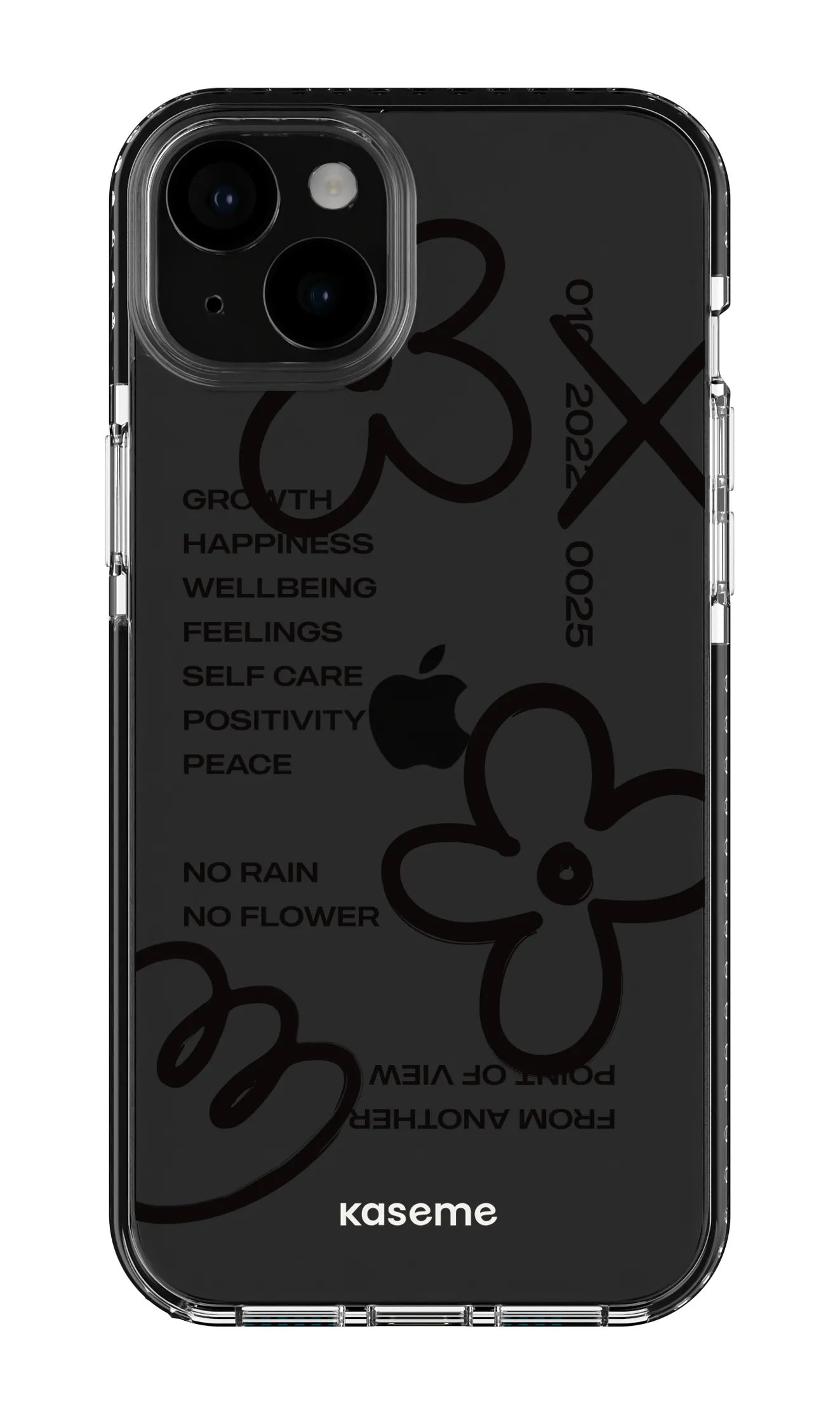 Feelings black clear case