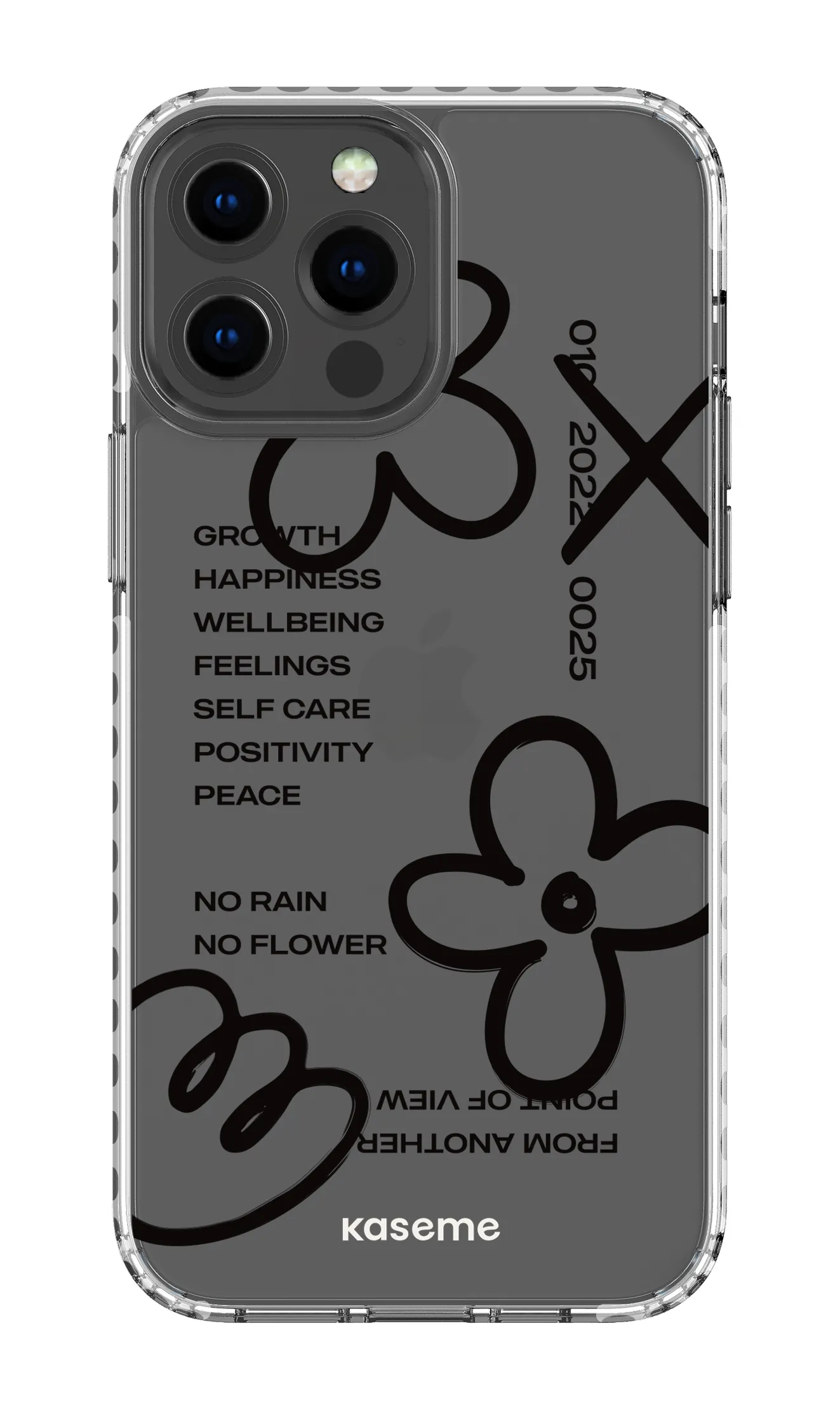 Feelings black clear case