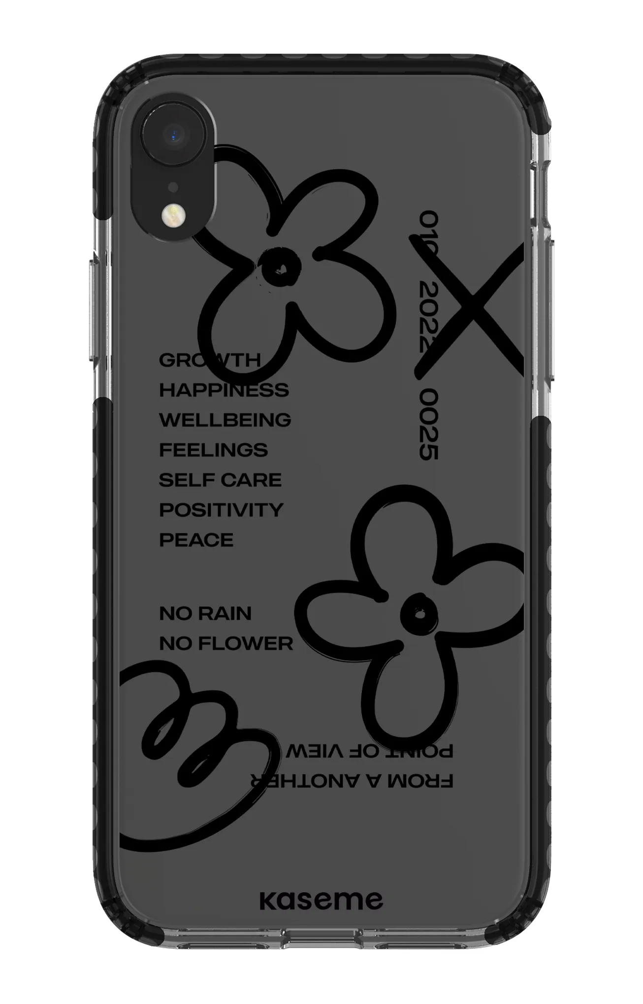 Feelings black clear case