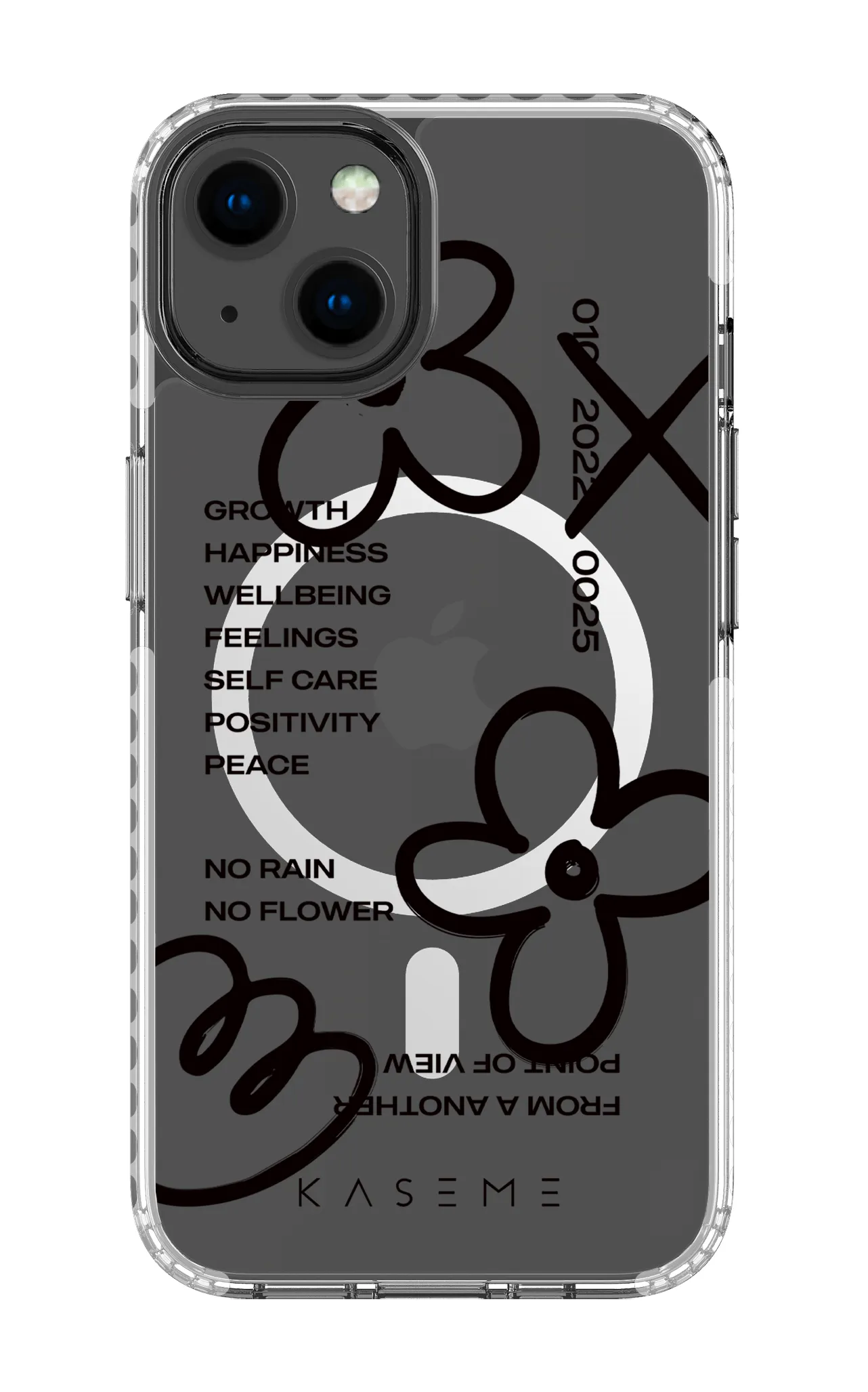 Feelings black clear case