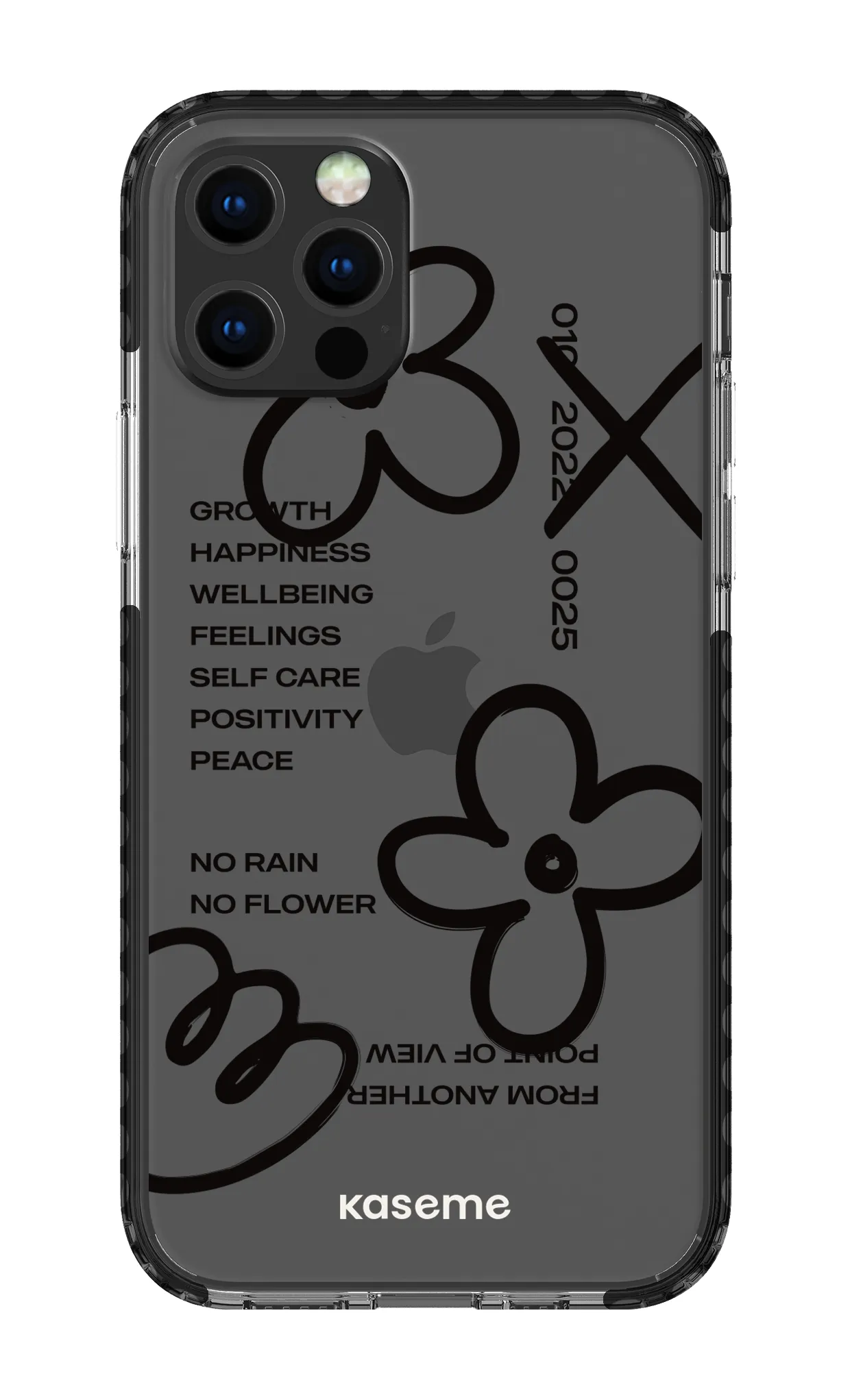 Feelings black clear case