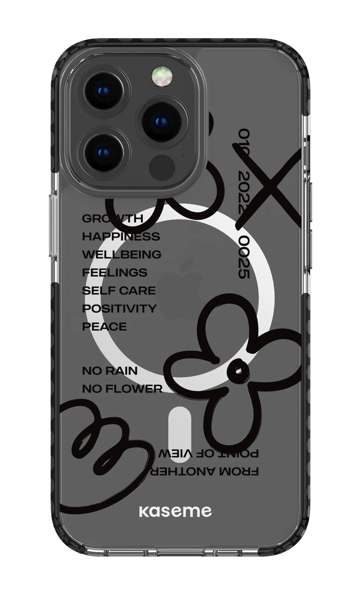 Feelings black clear case