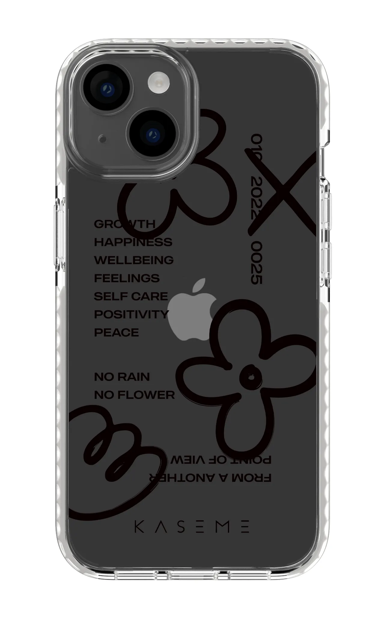 Feelings black clear case