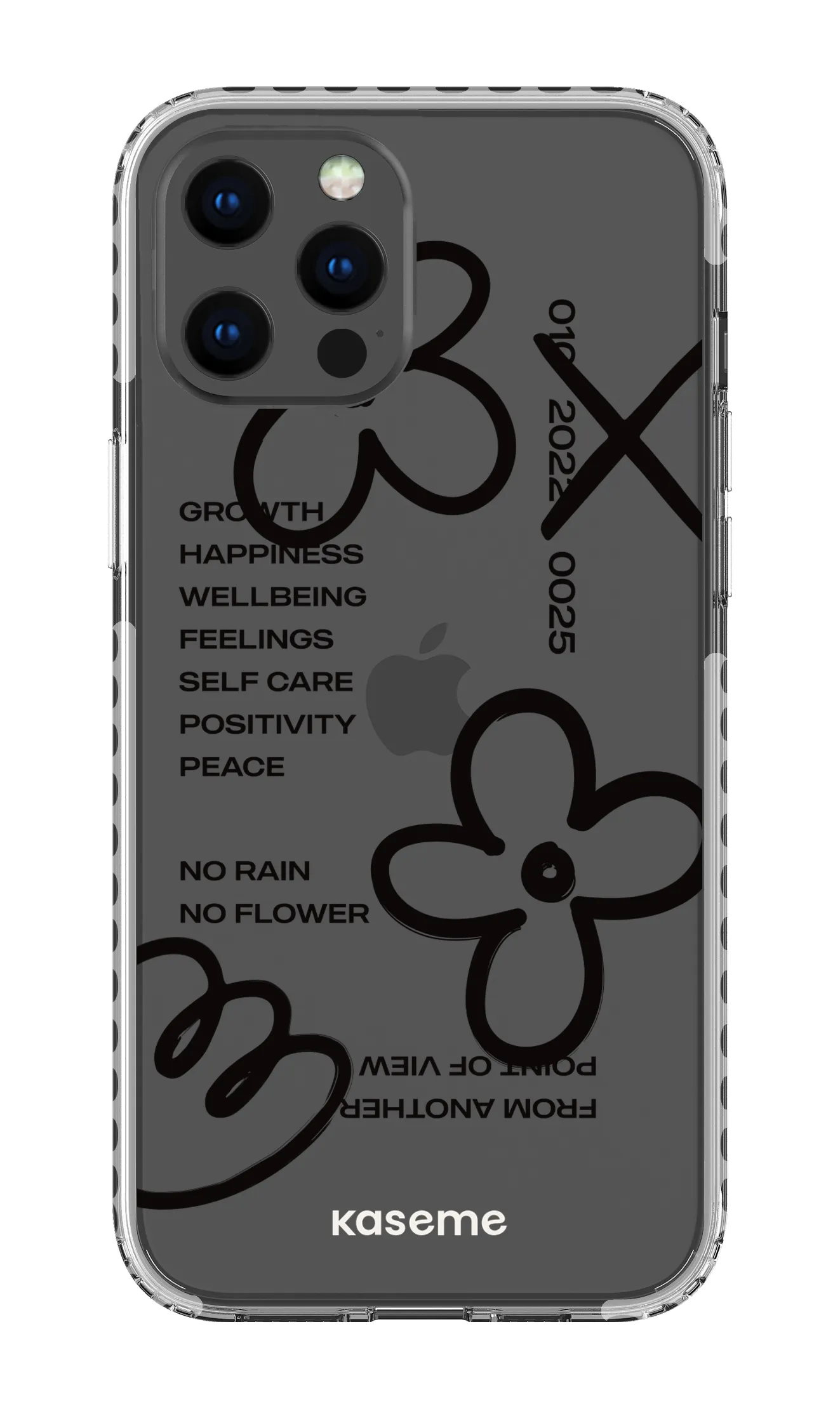 Feelings black clear case