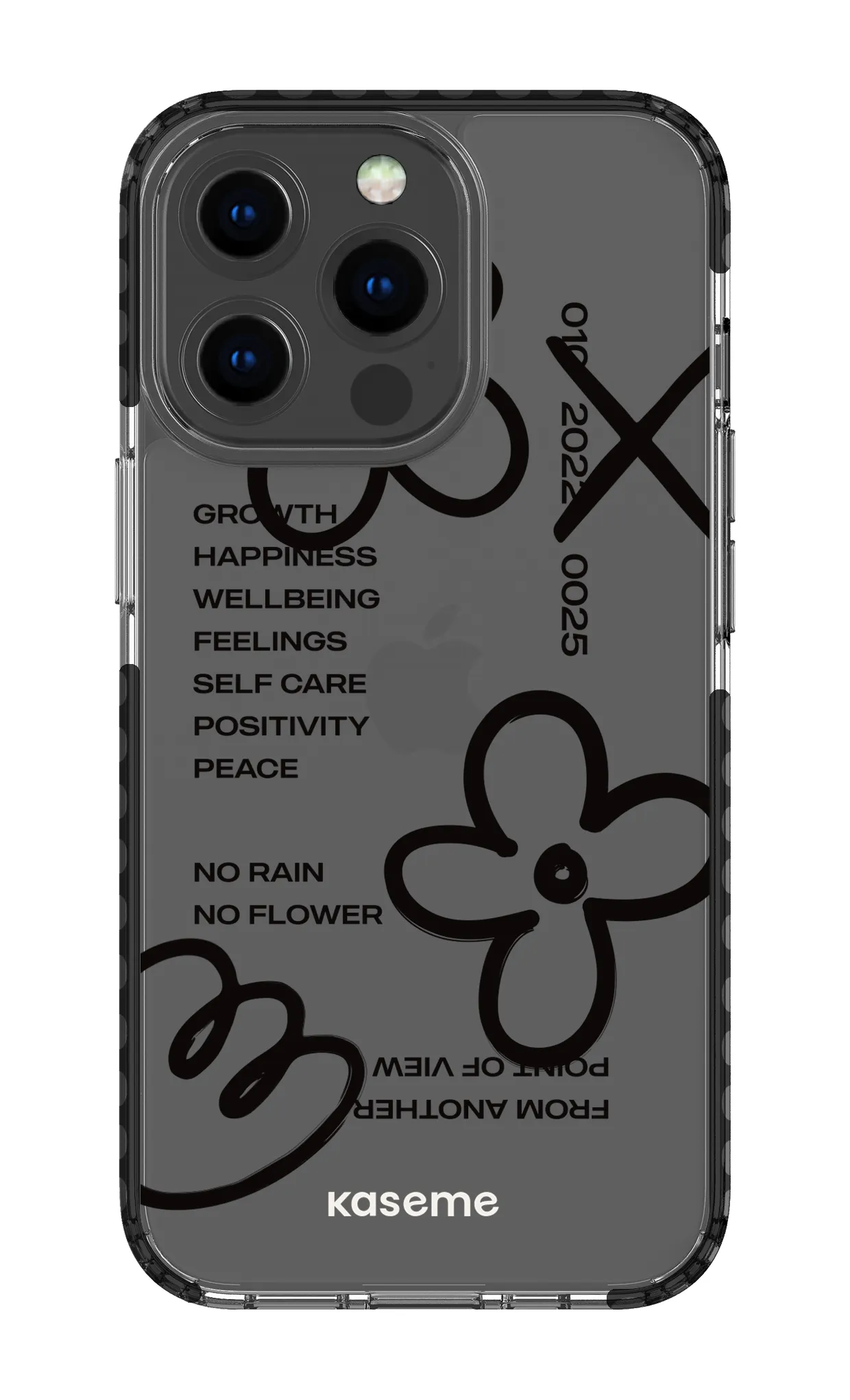 Feelings black clear case