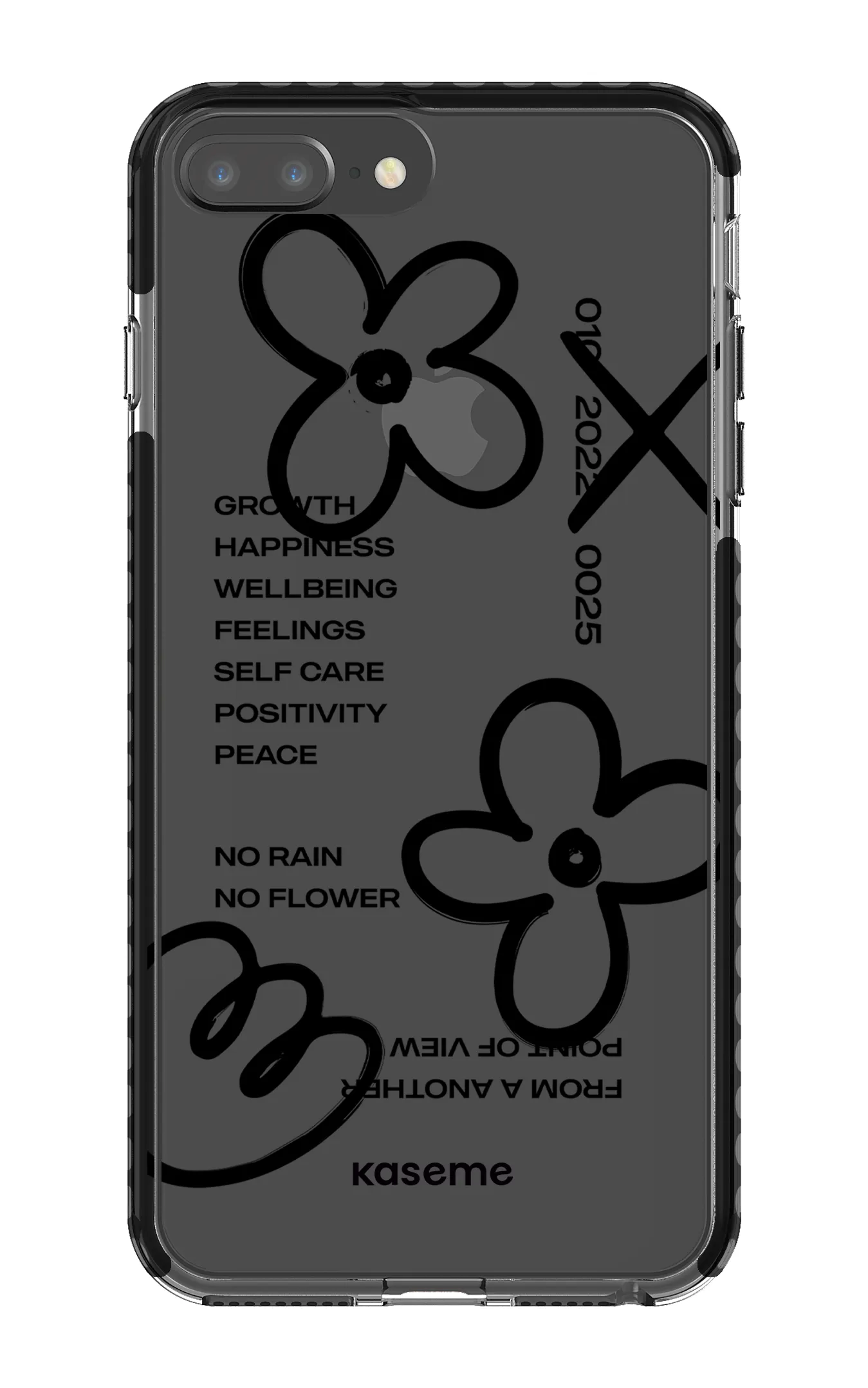 Feelings black clear case