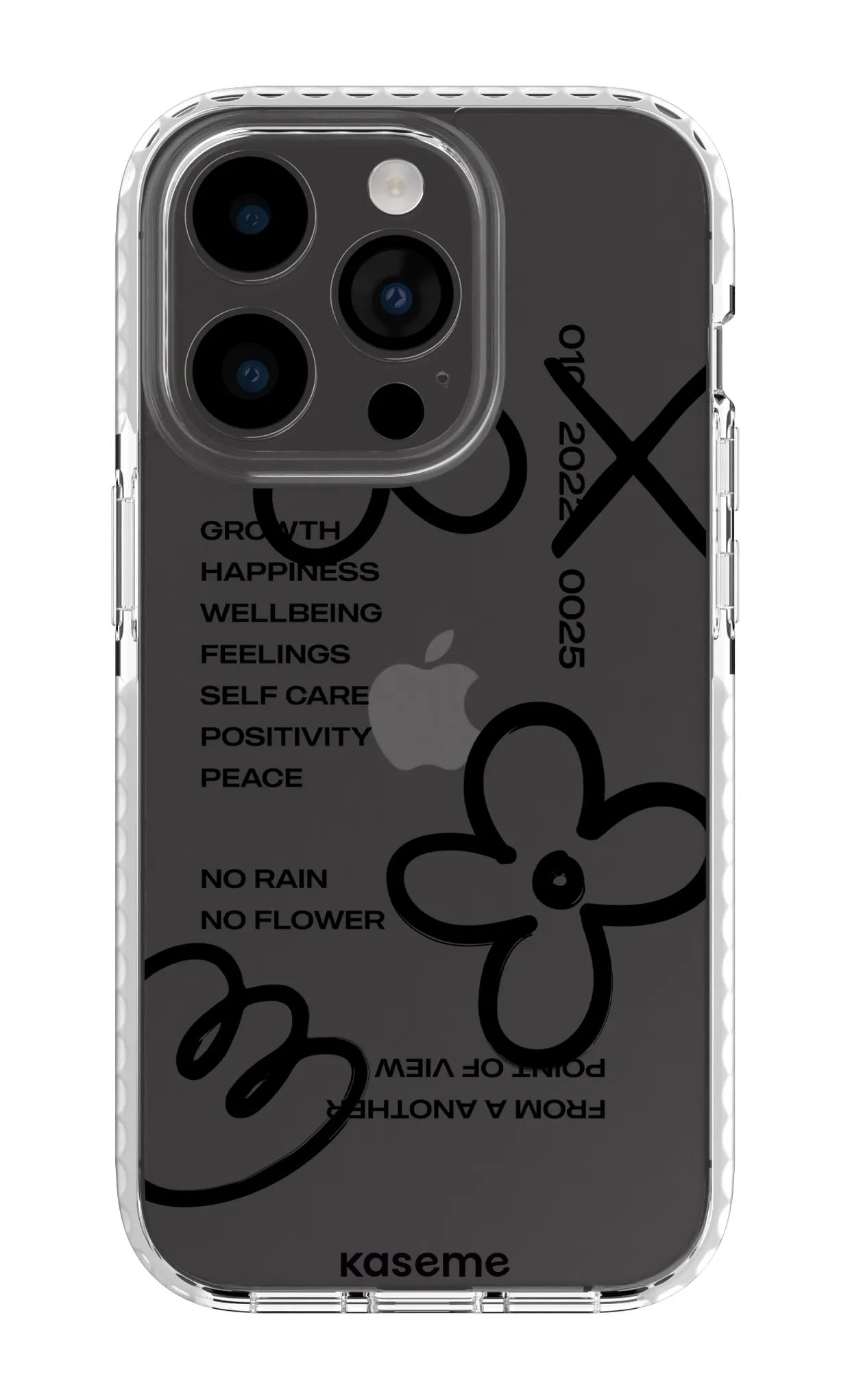 Feelings black clear case