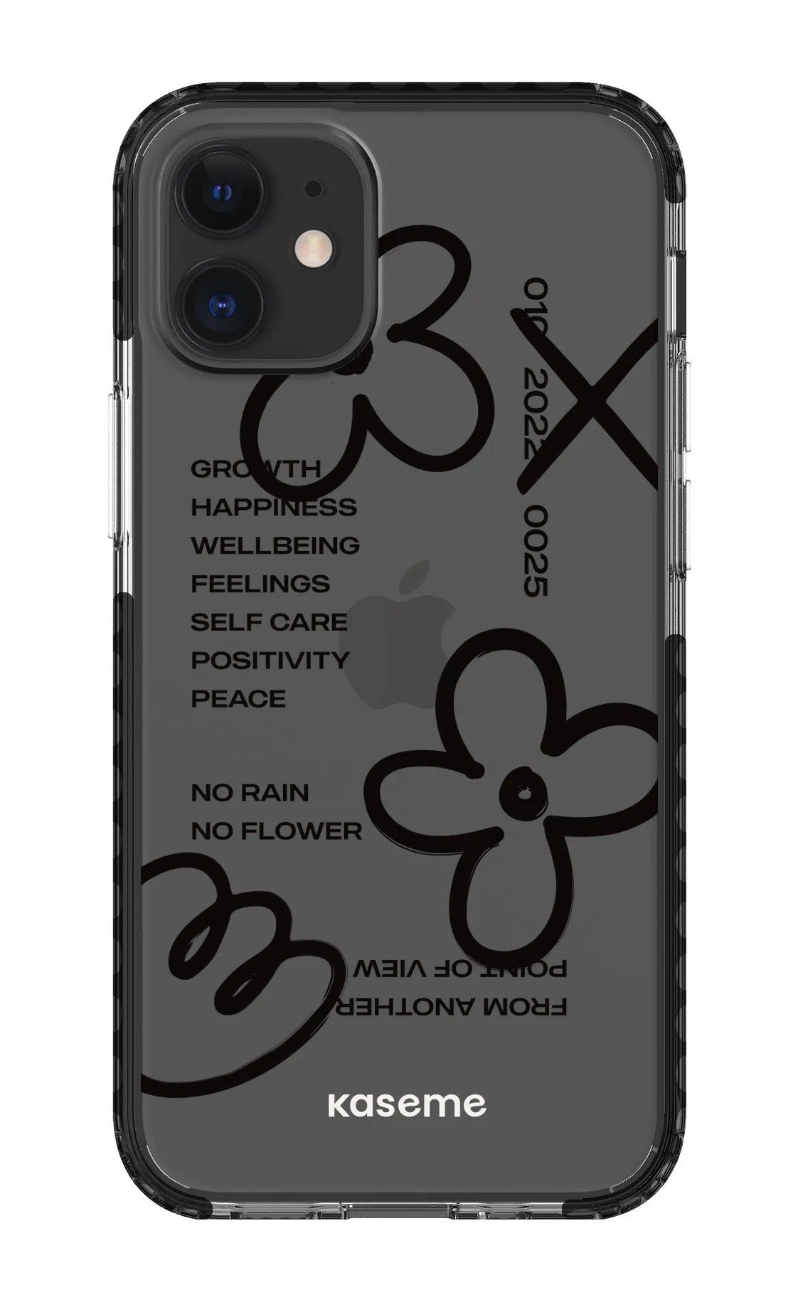 Feelings black clear case