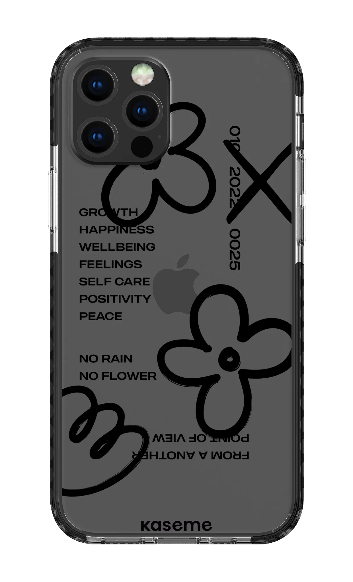 Feelings black clear case