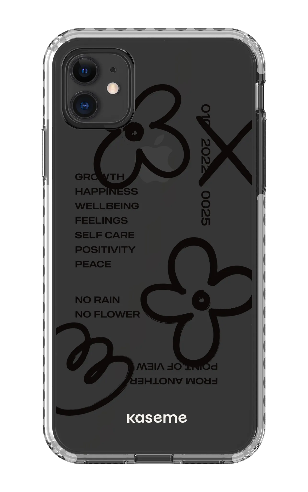 Feelings black clear case