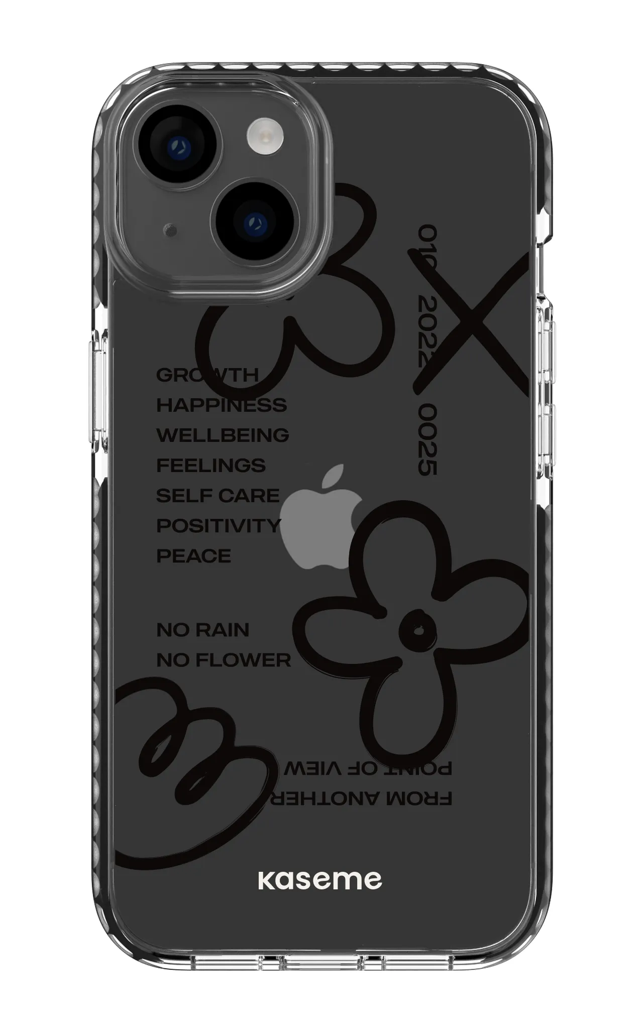 Feelings black clear case