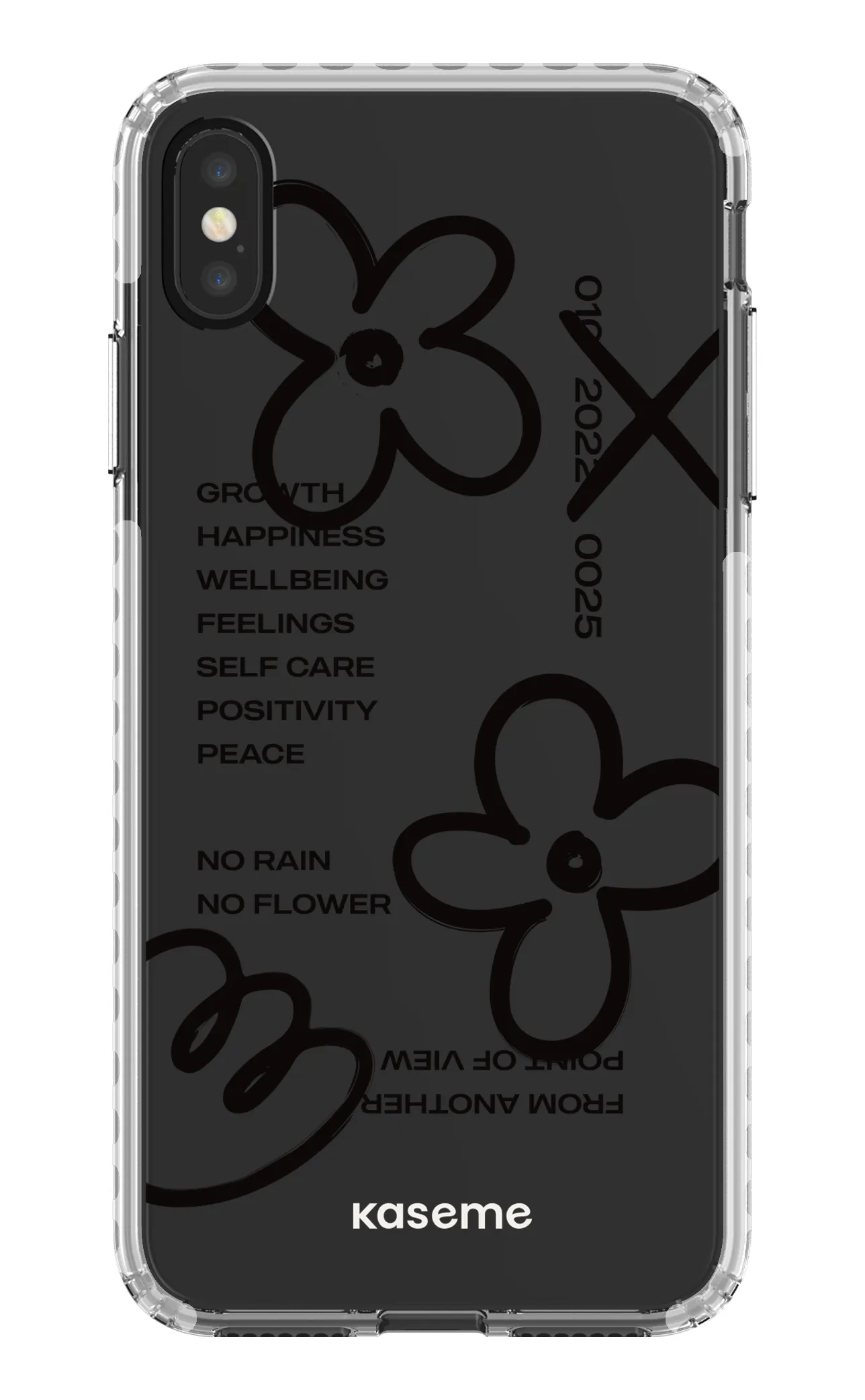 Feelings black clear case