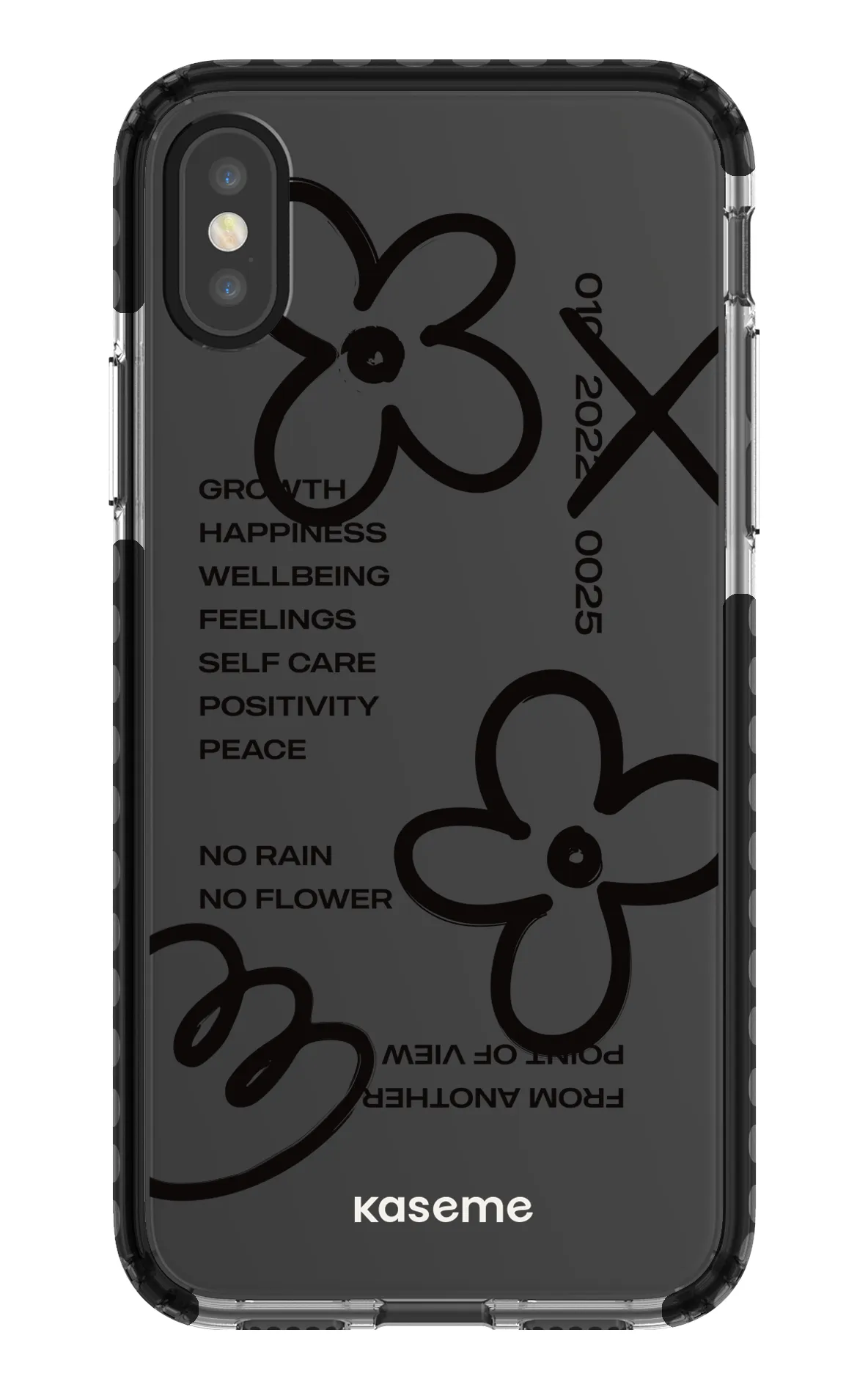 Feelings black clear case