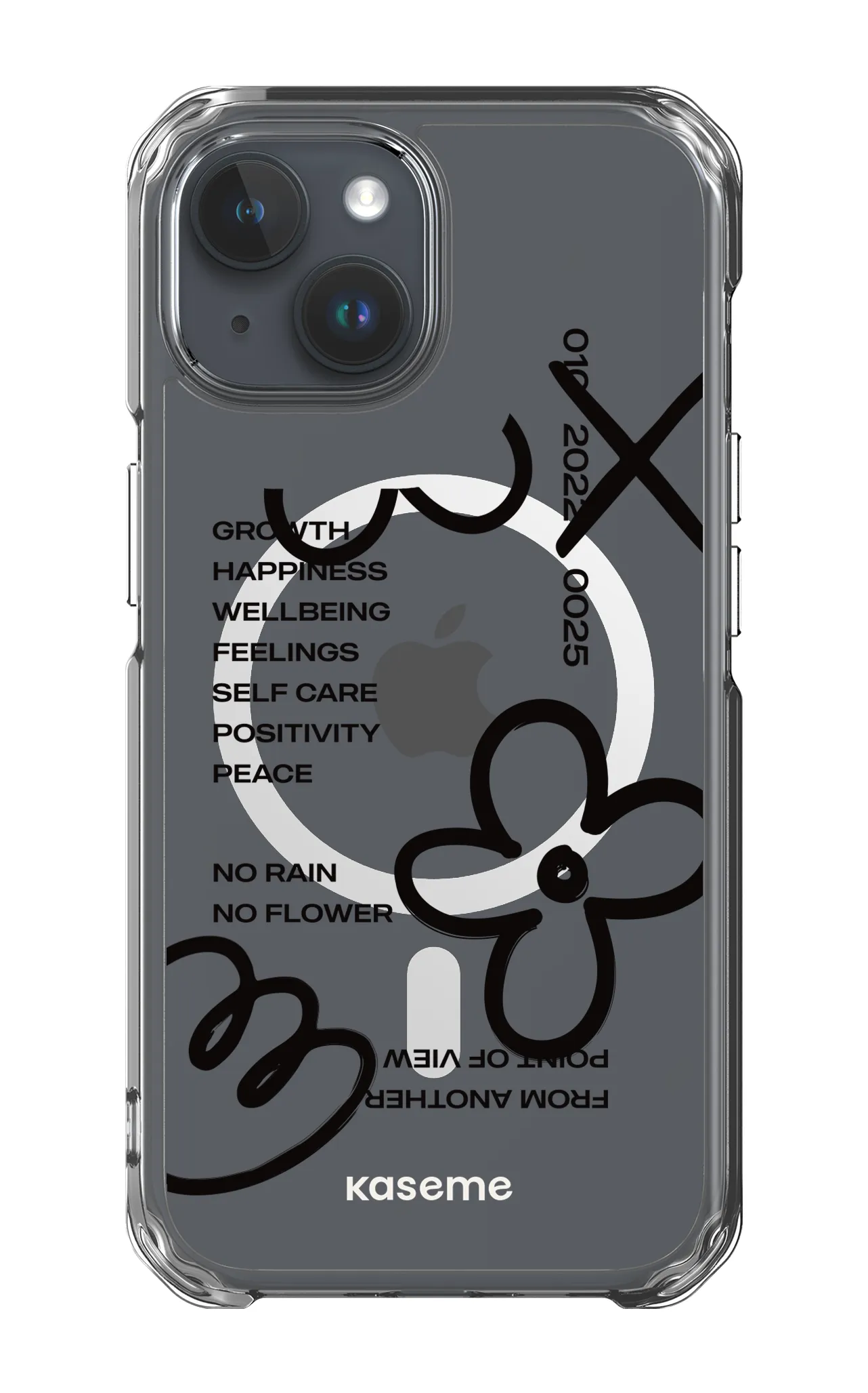 Feelings black clear case