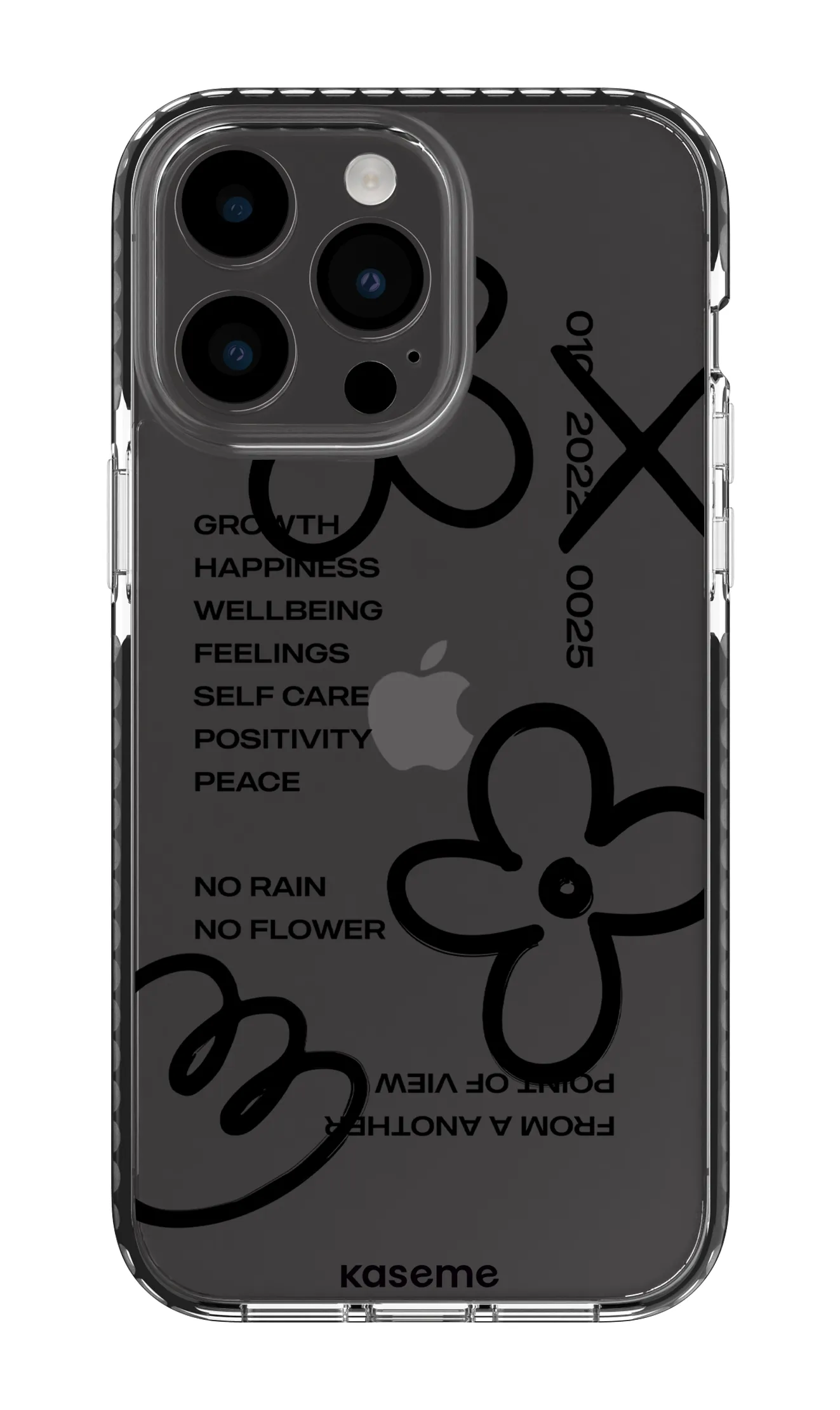 Feelings black clear case