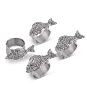 Fish Napkin Rings - set of 4