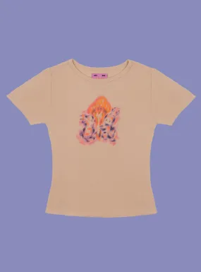 Flame Bunnies Baby Tee