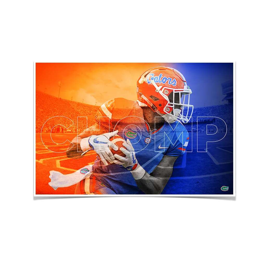 Florida Gators - Orange and Blue Chomp