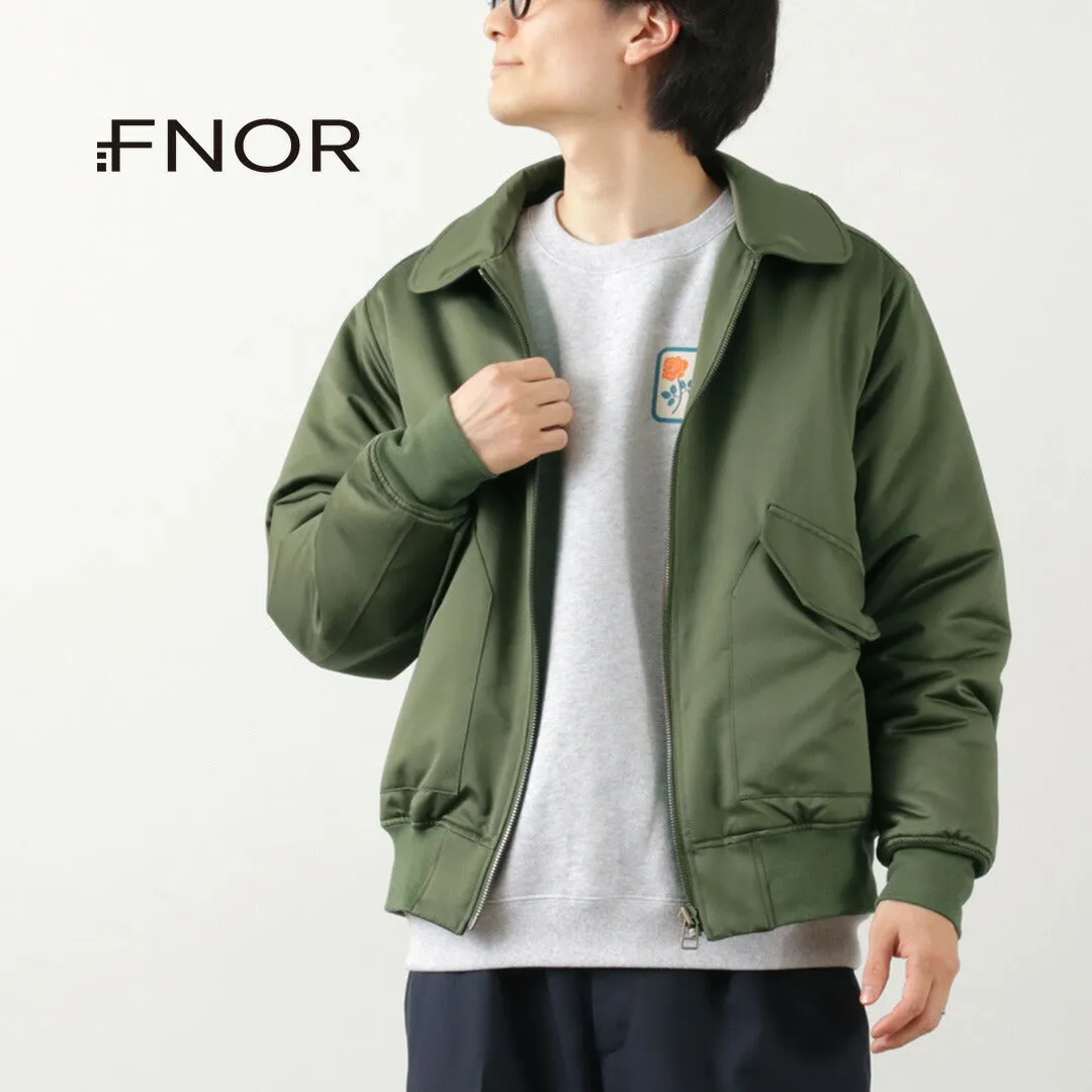 FNOR / Slight Satin Pair Away Flight Jacket