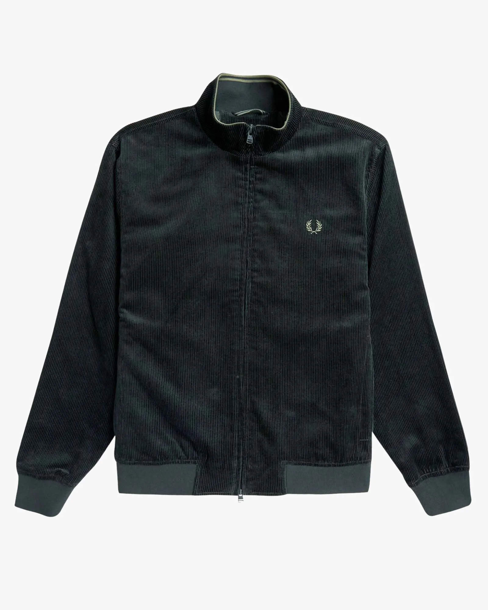 Fred Perry Corduroy Brentham Jacket - Night Green