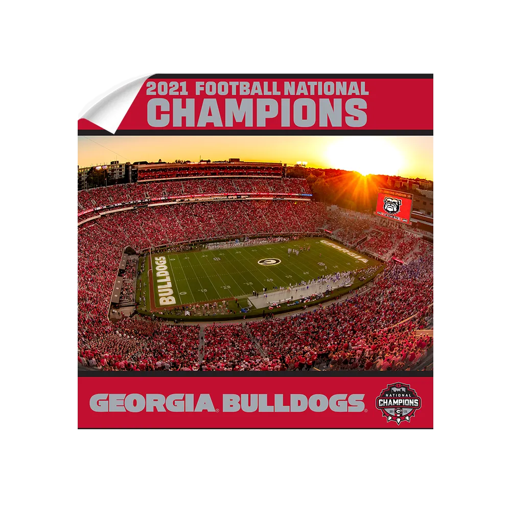 Georgia Bulldogs - 2021 Sanford Sunset National Champions Georgia Bulldogs