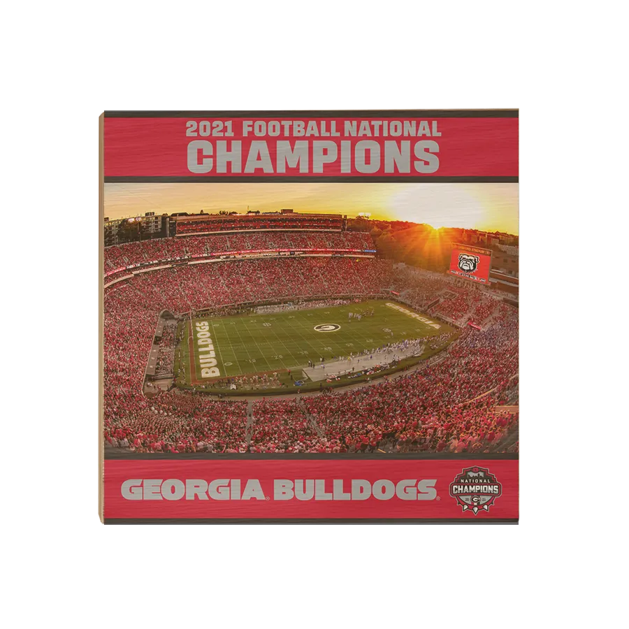 Georgia Bulldogs - 2021 Sanford Sunset National Champions Georgia Bulldogs