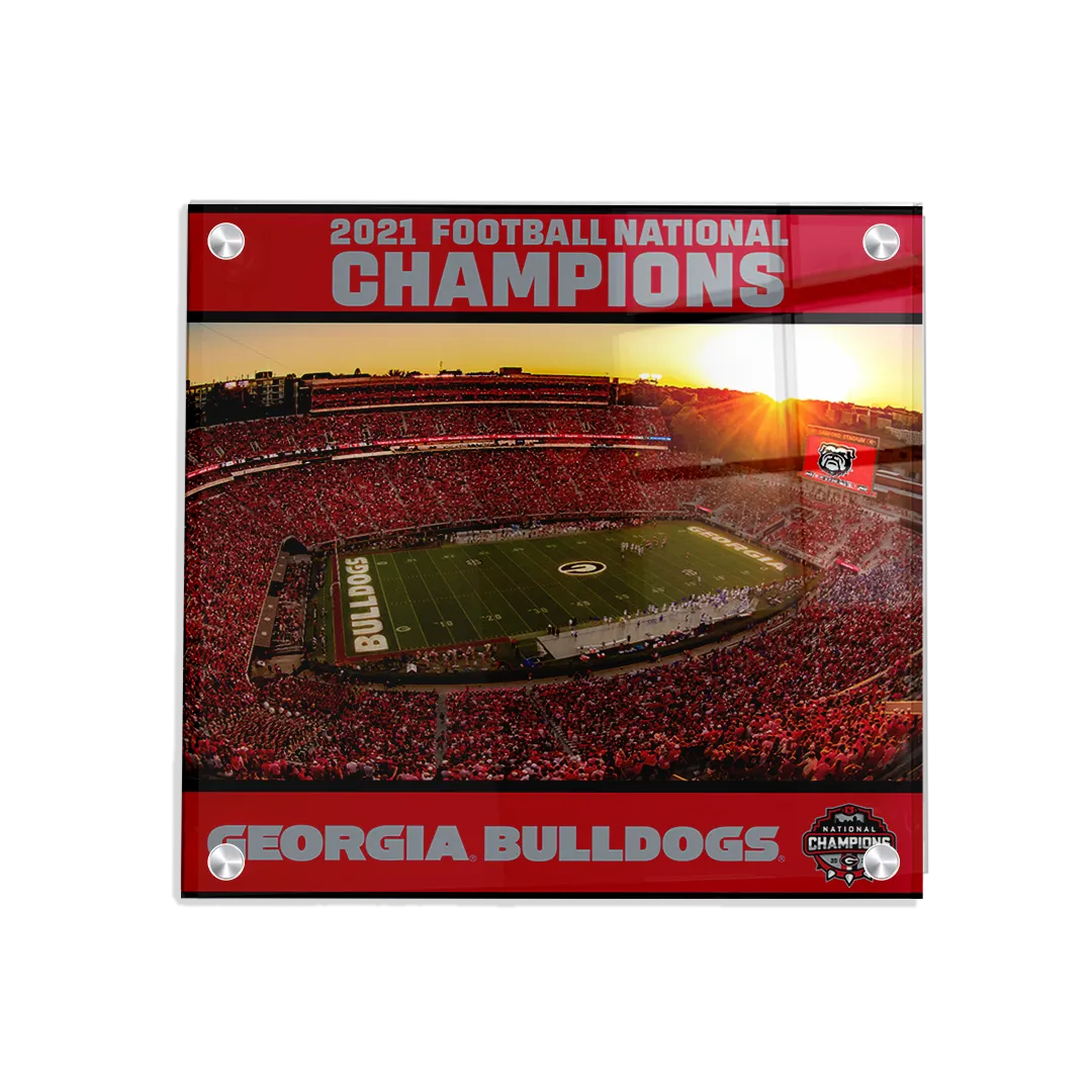 Georgia Bulldogs - 2021 Sanford Sunset National Champions Georgia Bulldogs