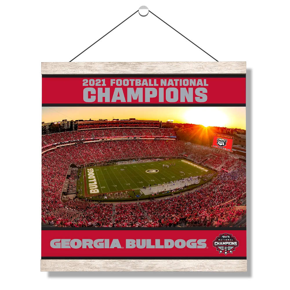 Georgia Bulldogs - 2021 Sanford Sunset National Champions Georgia Bulldogs