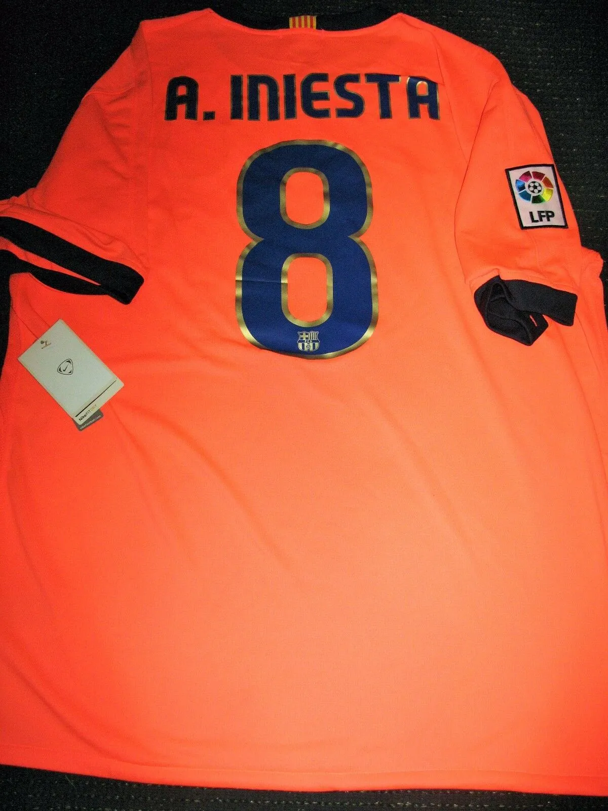 Iniesta Barcelona 2009 2010 Pink Jersey Shirt Camiseta BNWT XL