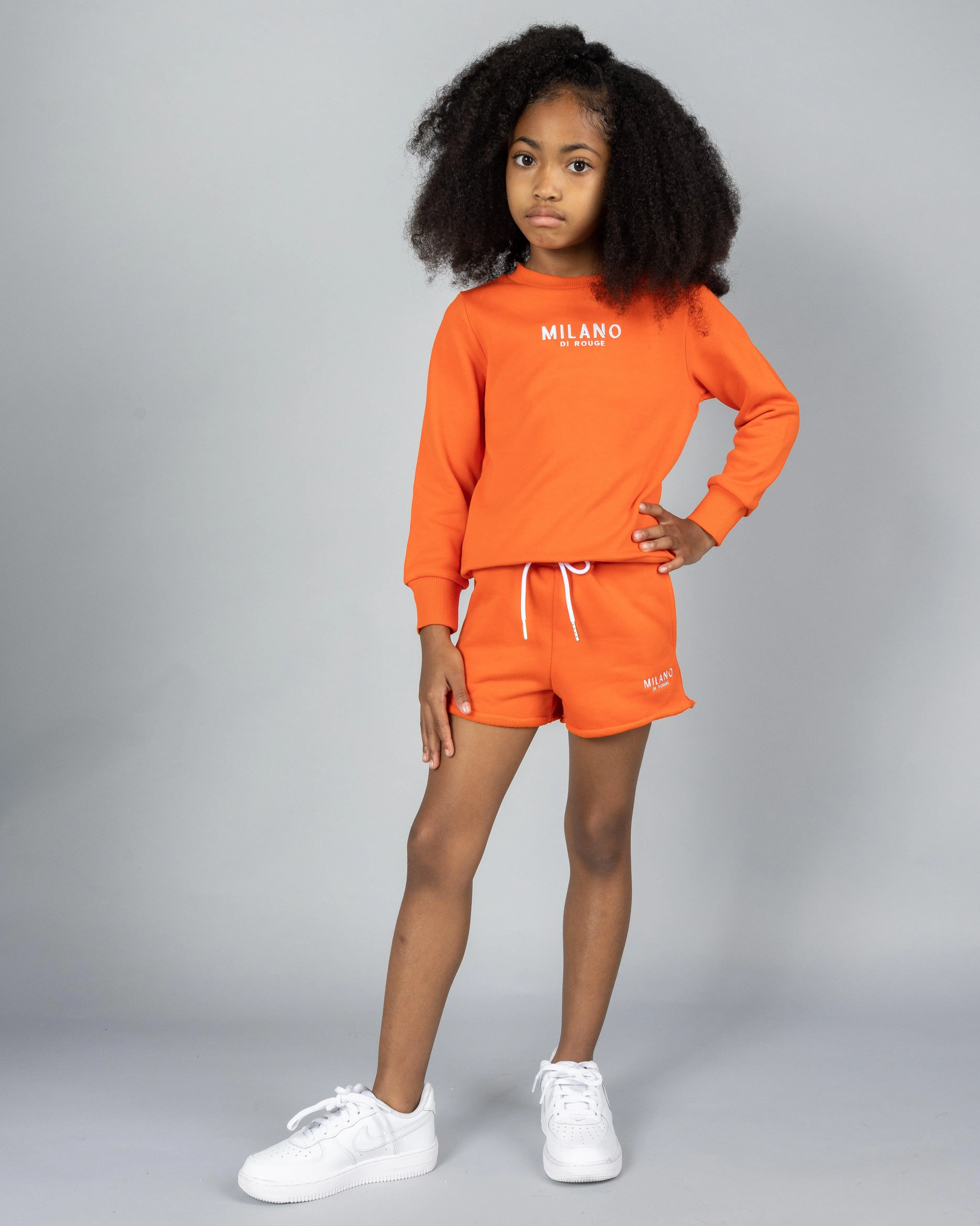 Kids Girl Summer Signature Fleece Shorts