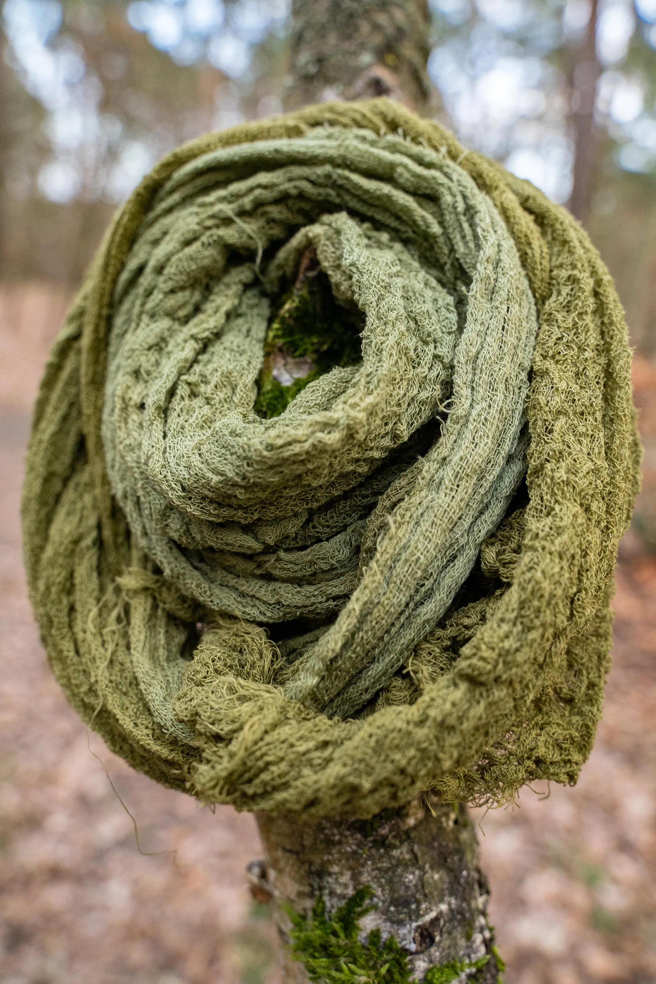 Kopftuch Wickeltuch aus Gaze