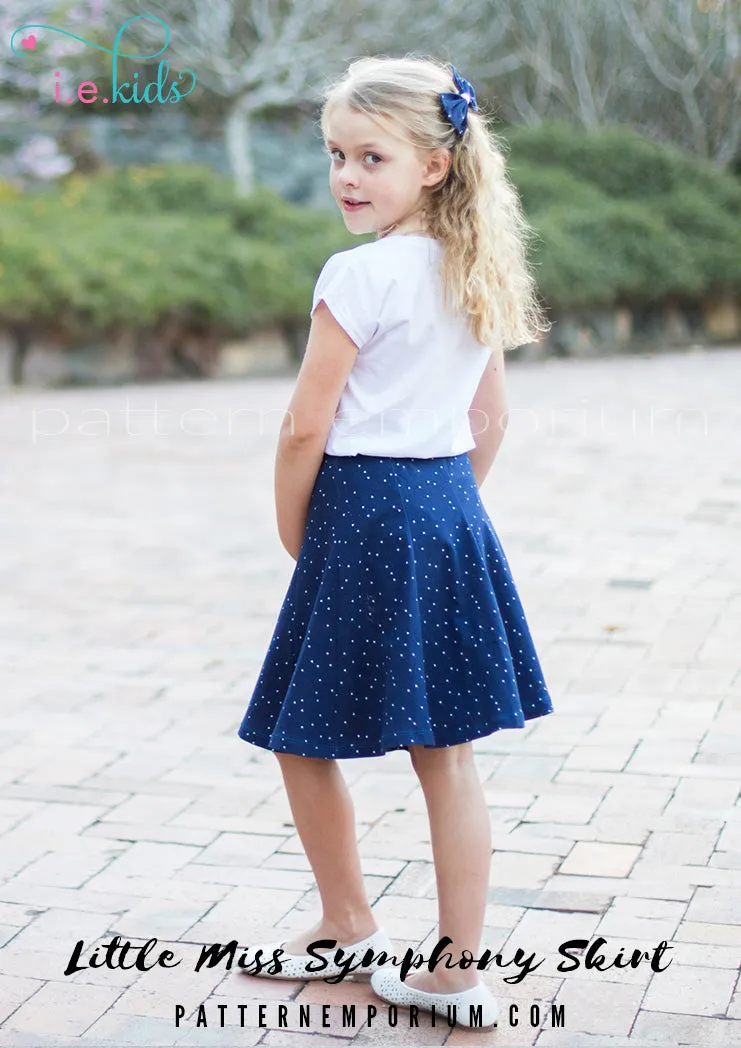 Little Miss Symphony Skirt | Girls Sewing Pattern